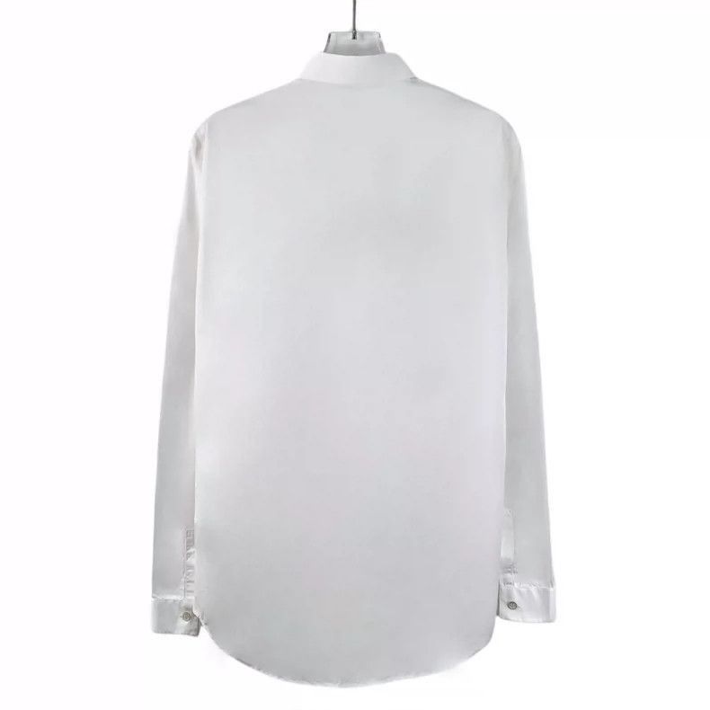 Dior Dior White Cotton Long Sleeve Shirt-2505 Size XL / US 12-14 / IT 48-50 - 2 Thumbnail