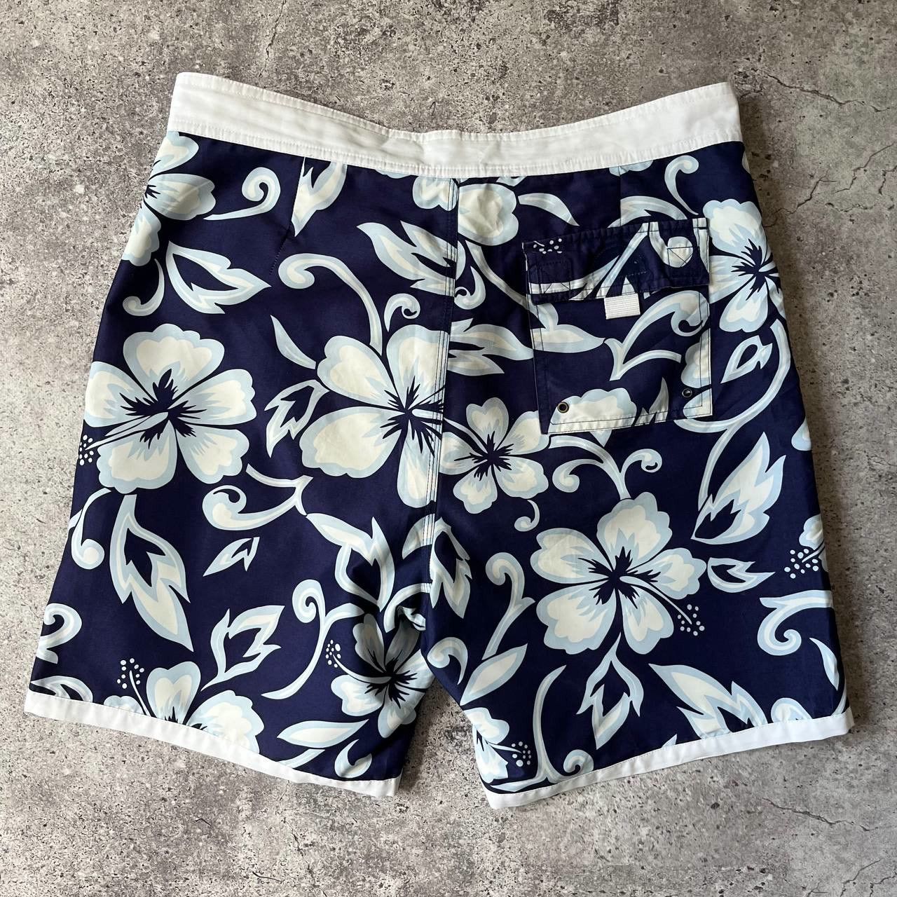 Sundek Sundek Summer Pool Shorts White Blue Size 36 Size US 36 / EU 52 - 7 Thumbnail