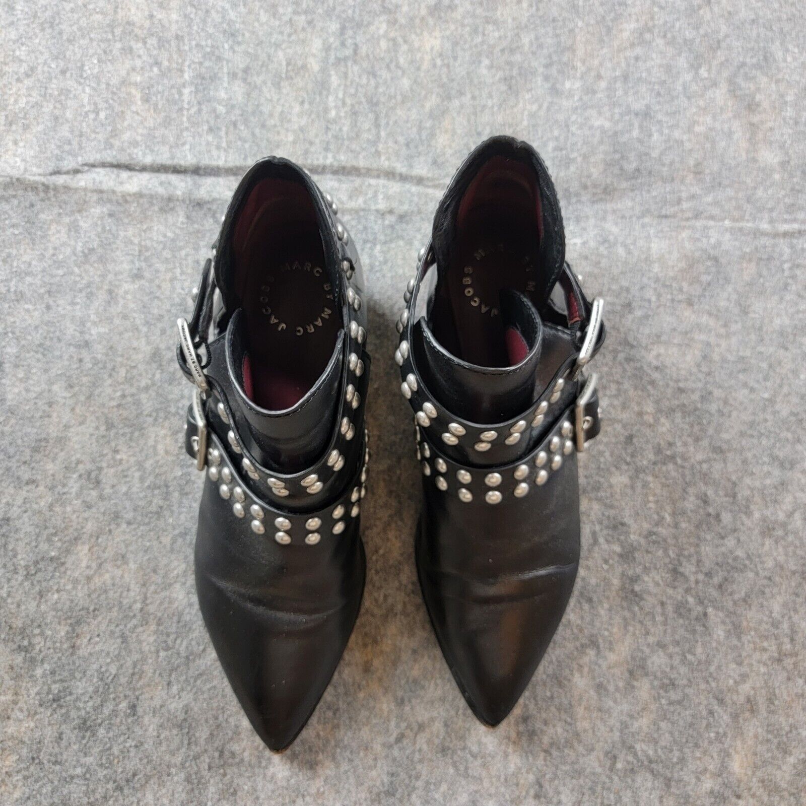 Marc by Marc Jacobs Marc by Marc Jacob Carrol Studded Leather Ankle Bootie Size US 7.5 / IT 37.5 - 7 Thumbnail