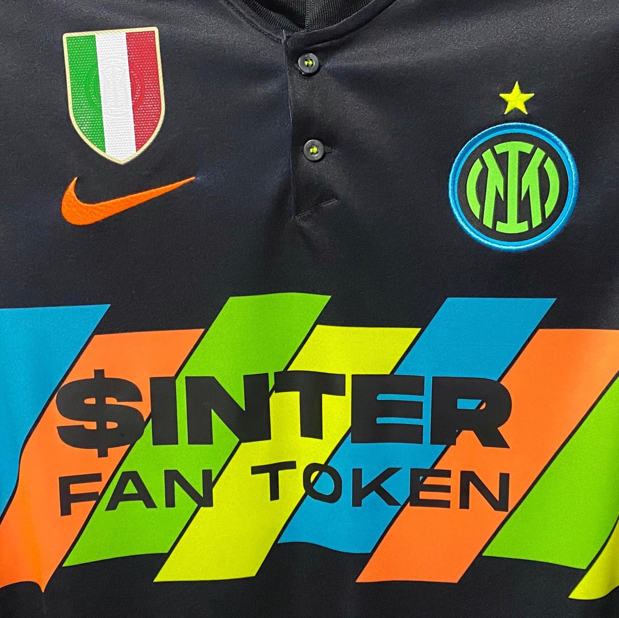 Nike Inter Milan 2021-2022 Third Jersey Nicolo Barella Size US M / EU 48-50 / 2 - 3 Thumbnail