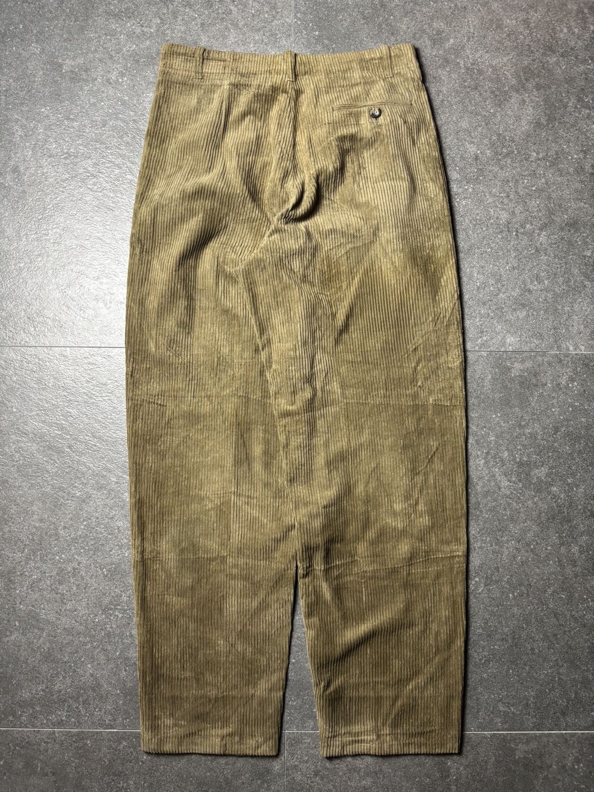 Emporio Armani 1990s Emporio Armani Corduroy Baggy Pants Size US 31 - 11 Thumbnail