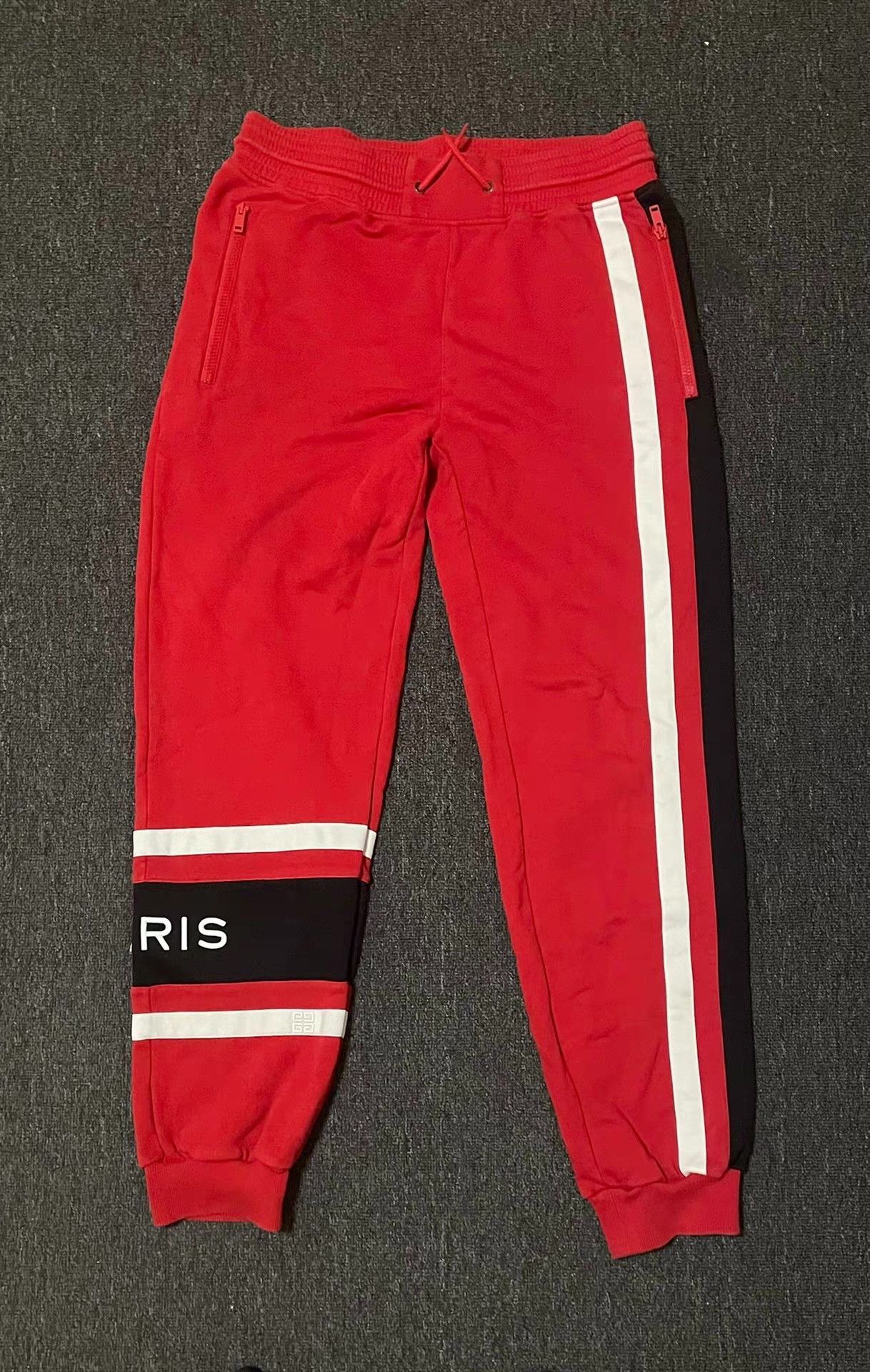 Givenchy Givenchy Red Embroidered Sweatpants Q4 Size US 36 / EU 52 - 1 Thumbnail