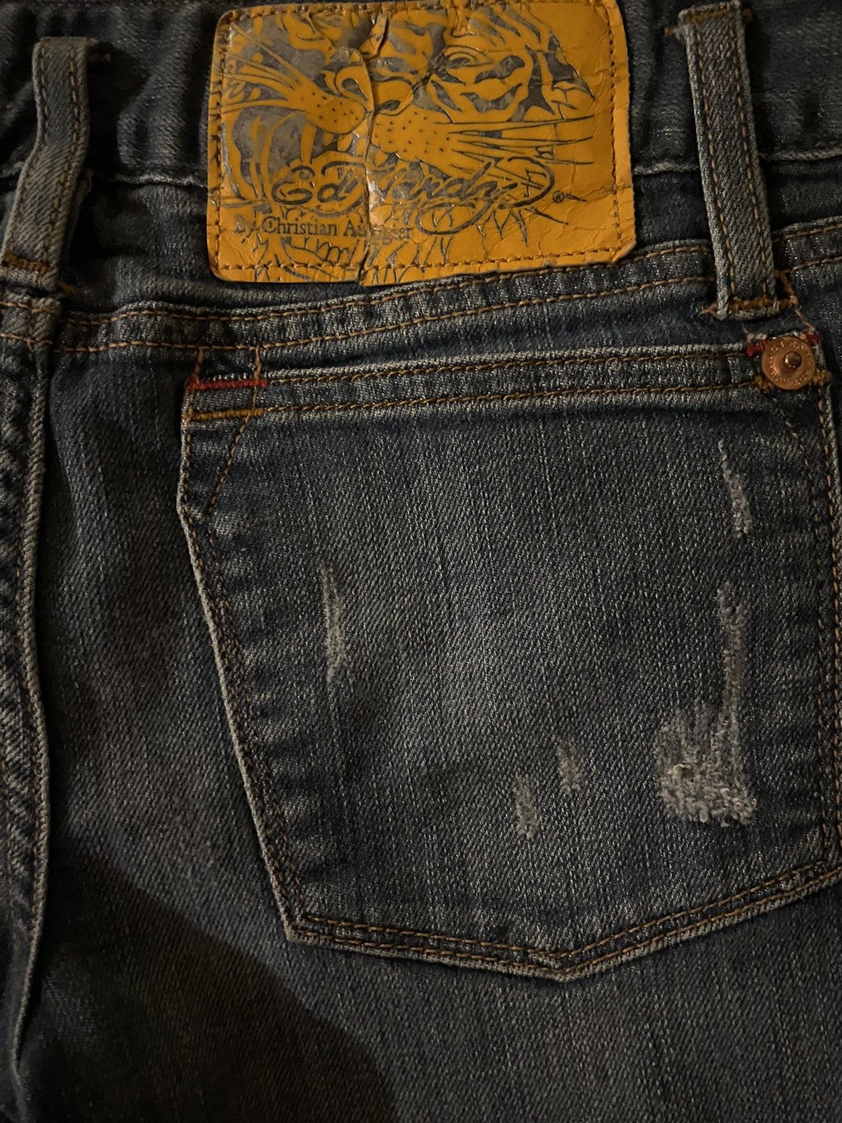 Ed Hardy × Vintage Y2k Ed Hardy Jeans Size US 29 - 2 Thumbnail
