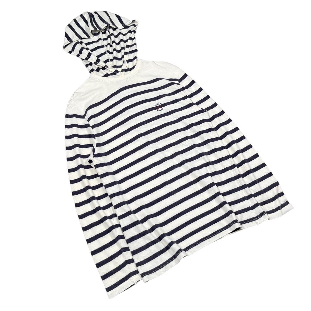 Jean Paul Gaultier Jean Paul Gaultier Junior Striped Vintage 2000s Hoodie Size US S / EU 44-46 / 1 - 2 Thumbnail