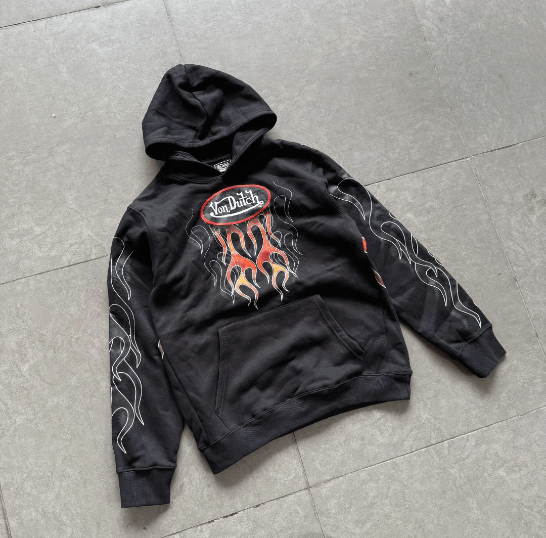 Von Dutch von dutch printed flame hoodie Size US L / EU 52-54 / 3 - 1 Thumbnail