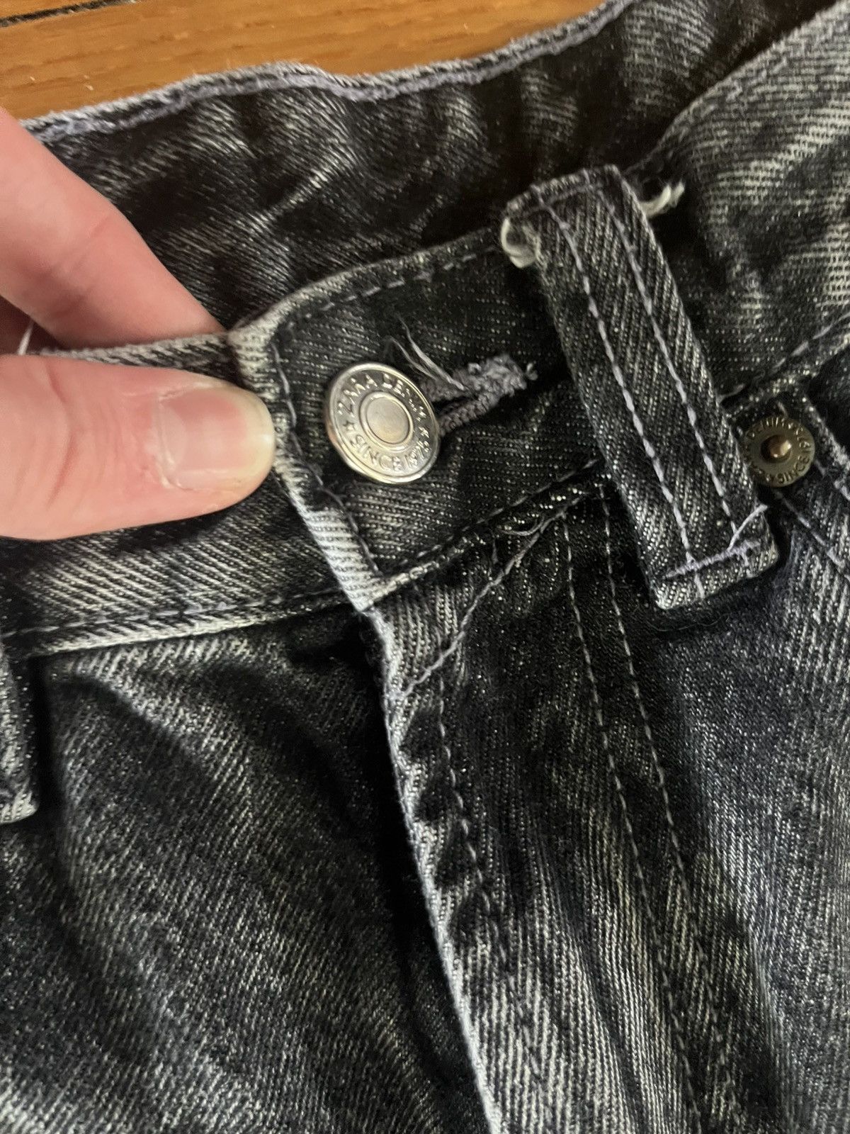 Zara Zara Black Baggy Jeans Size US 28 / EU 44 - 6 Thumbnail