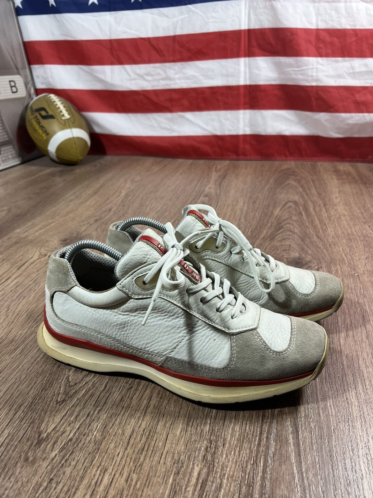 Prada Vintage Prada Sneakers Size US 7 / IT 37 - 4 Thumbnail