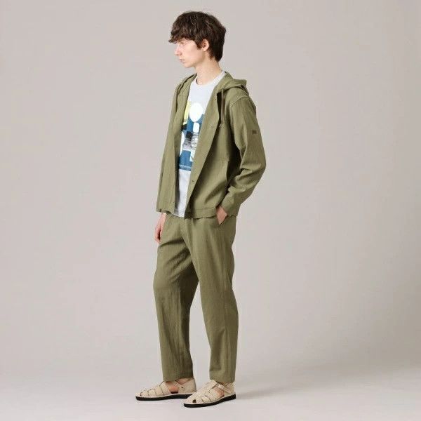 Takeo Kikuchi TAKEO KIKUCHI Haori Parka 【軽羽織洗える】リラックス 羽織パーカ セットアップ Size US M / EU 48-50 / 2 - 5 Thumbnail