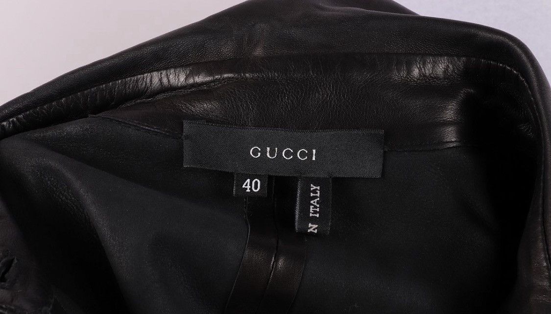 Gucci Gucci by Tom Ford Leather Button Shirt Super Rare Size S / US 4 / IT 40 - 4 Thumbnail