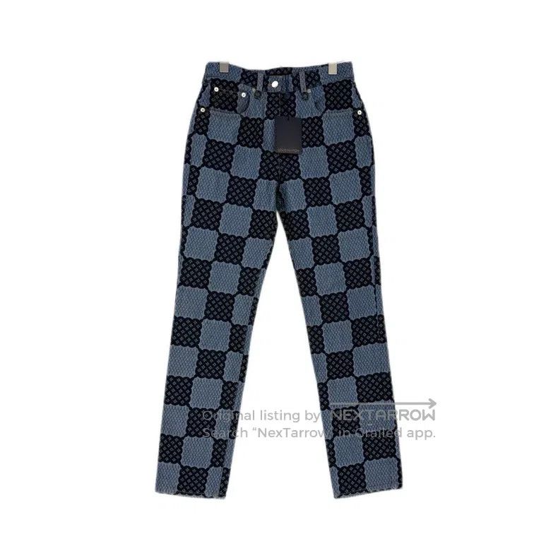 Louis Vuitton Louis Vuitton Washed blue checkerboard presbyopic leather Size US 36 / EU 52 - 1 Thumbnail