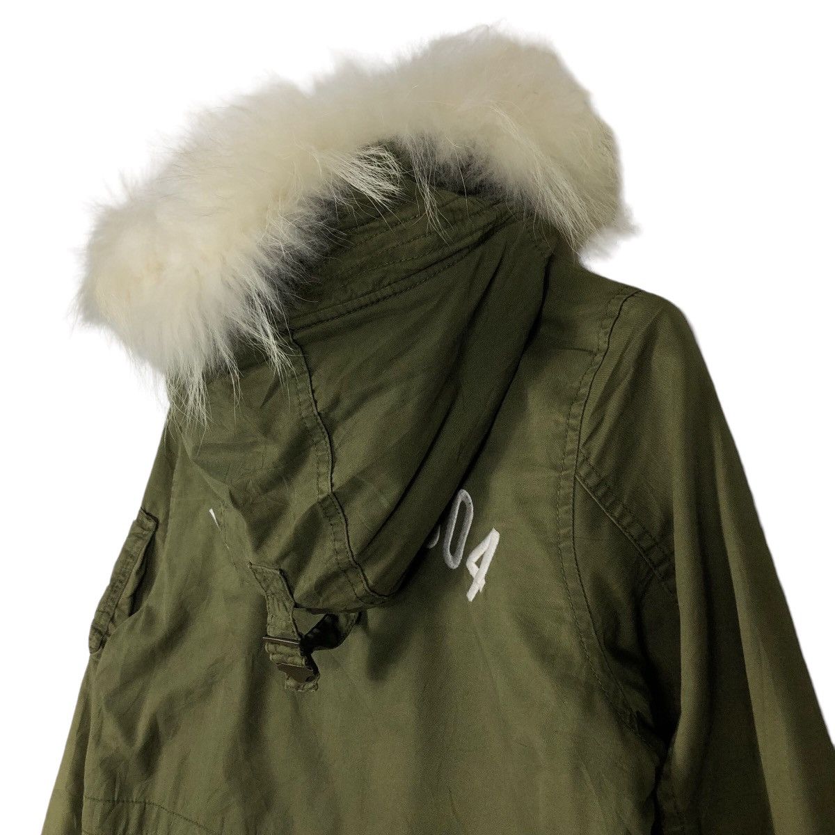 Japanese Brand 🔥Fish Tail Parka Jacket Punk Design Rodeo Crowns Mink Fur Size US M / EU 48-50 / 2 - 8 Thumbnail