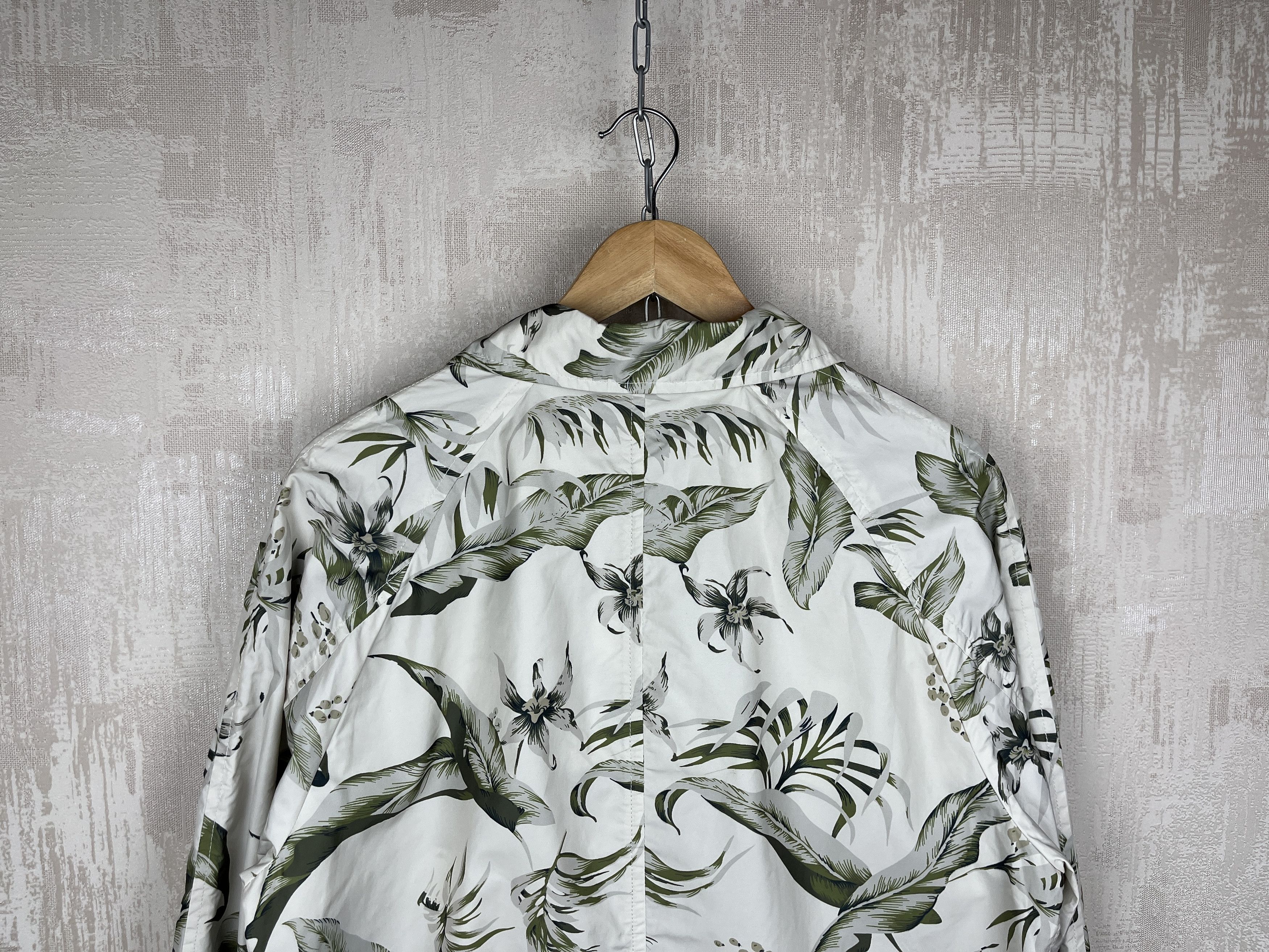Scotch & Soda SCOTCH & SODA Tropic Pattern Lightweight Long Jacket Size US L / EU 52-54 / 3 - 19 Thumbnail