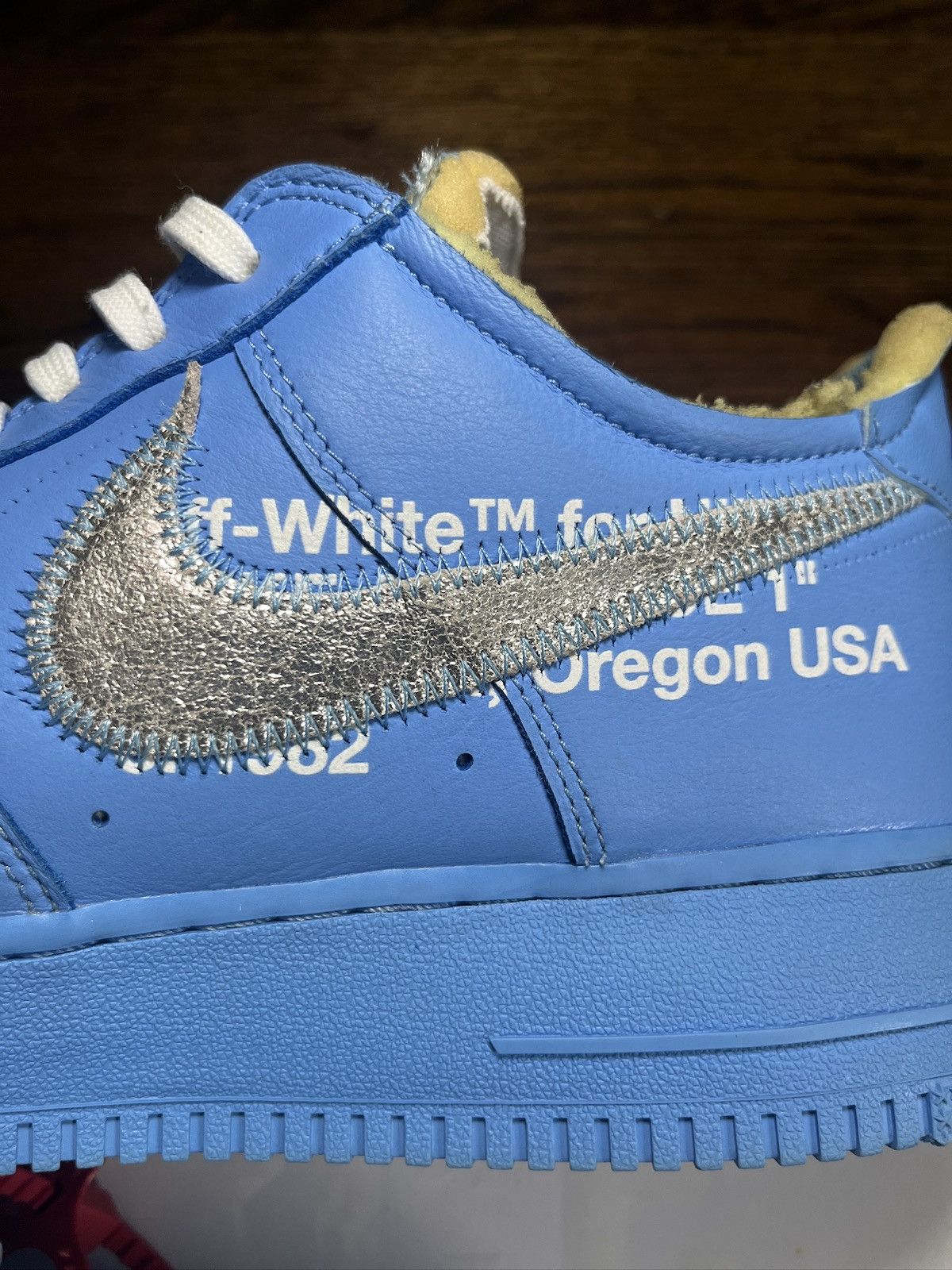 Nike × Off-White Nike Air Force 1 | Off-White “MCA” Size US 11.5 / EU 44-45 - 7 Thumbnail
