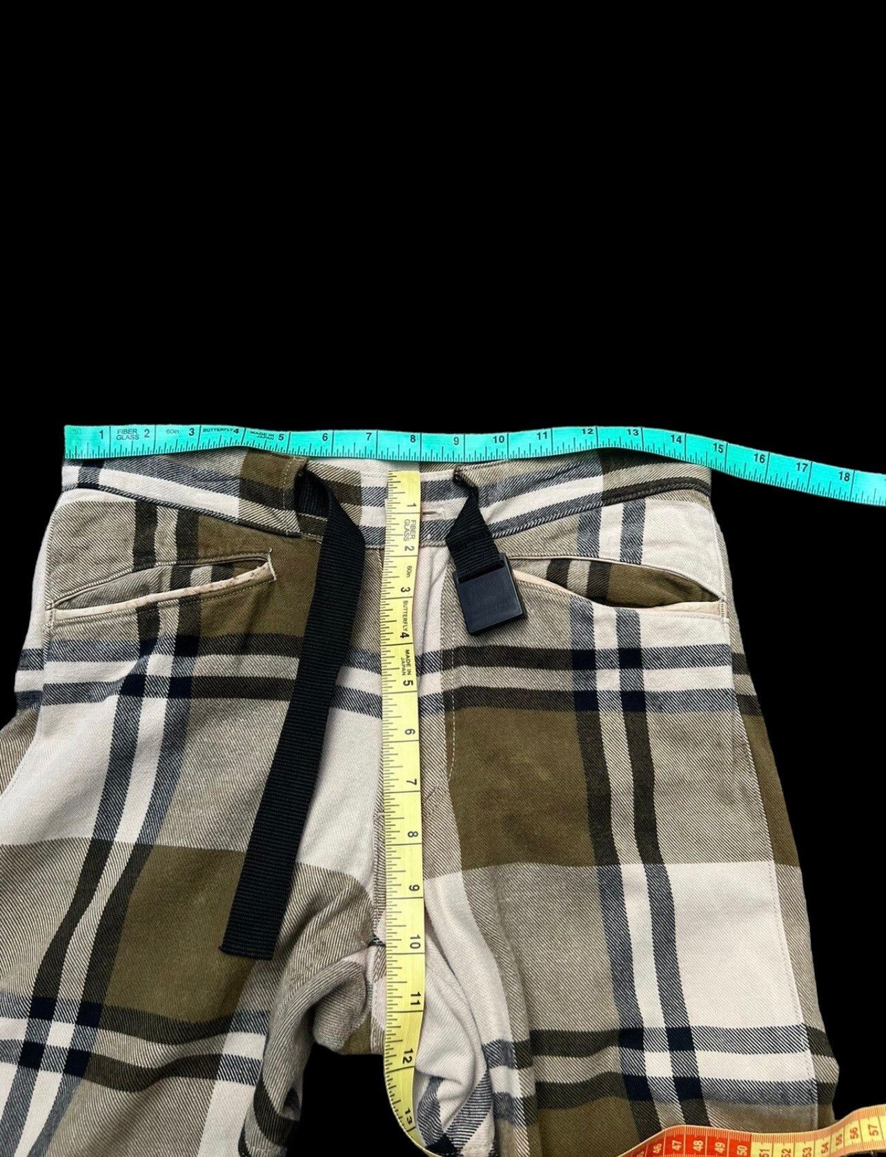 General Research Vintage 1997 General Research Japan Checks Moto Trouser Pant Size US 29 - 3 Thumbnail