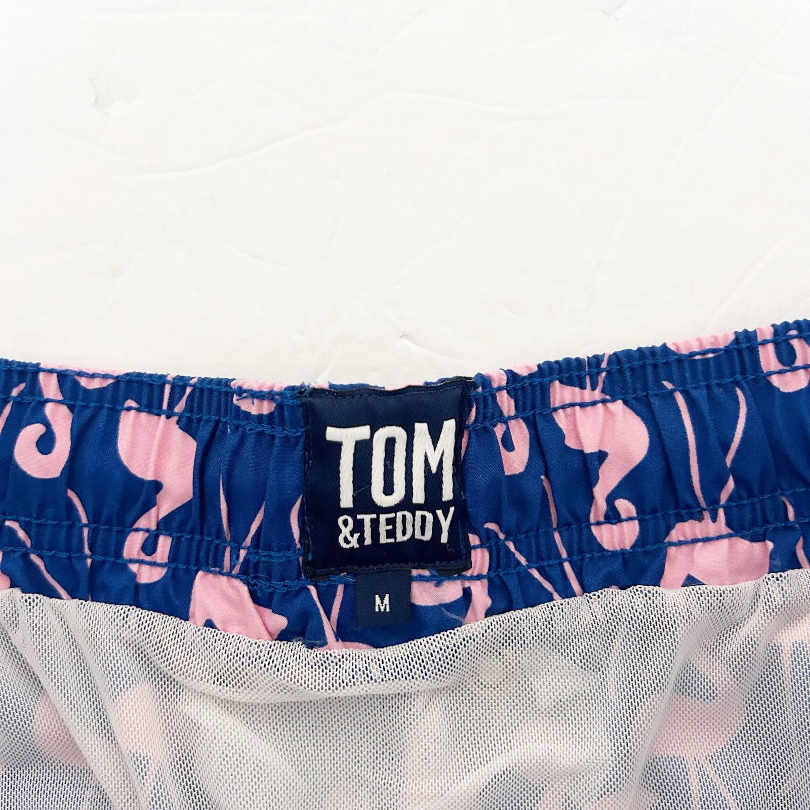 Other Tom & Teddy Blue Pink Flamingo Bathing Suit Sz M Size US 30 / EU 46 - 2 Thumbnail