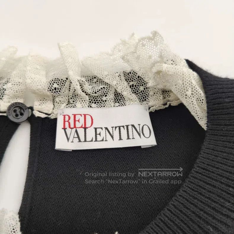 Valentino Valentino Floral pattern letter logo crew neck long-sleeve Size L / US 10 / IT 46 - 4 Thumbnail