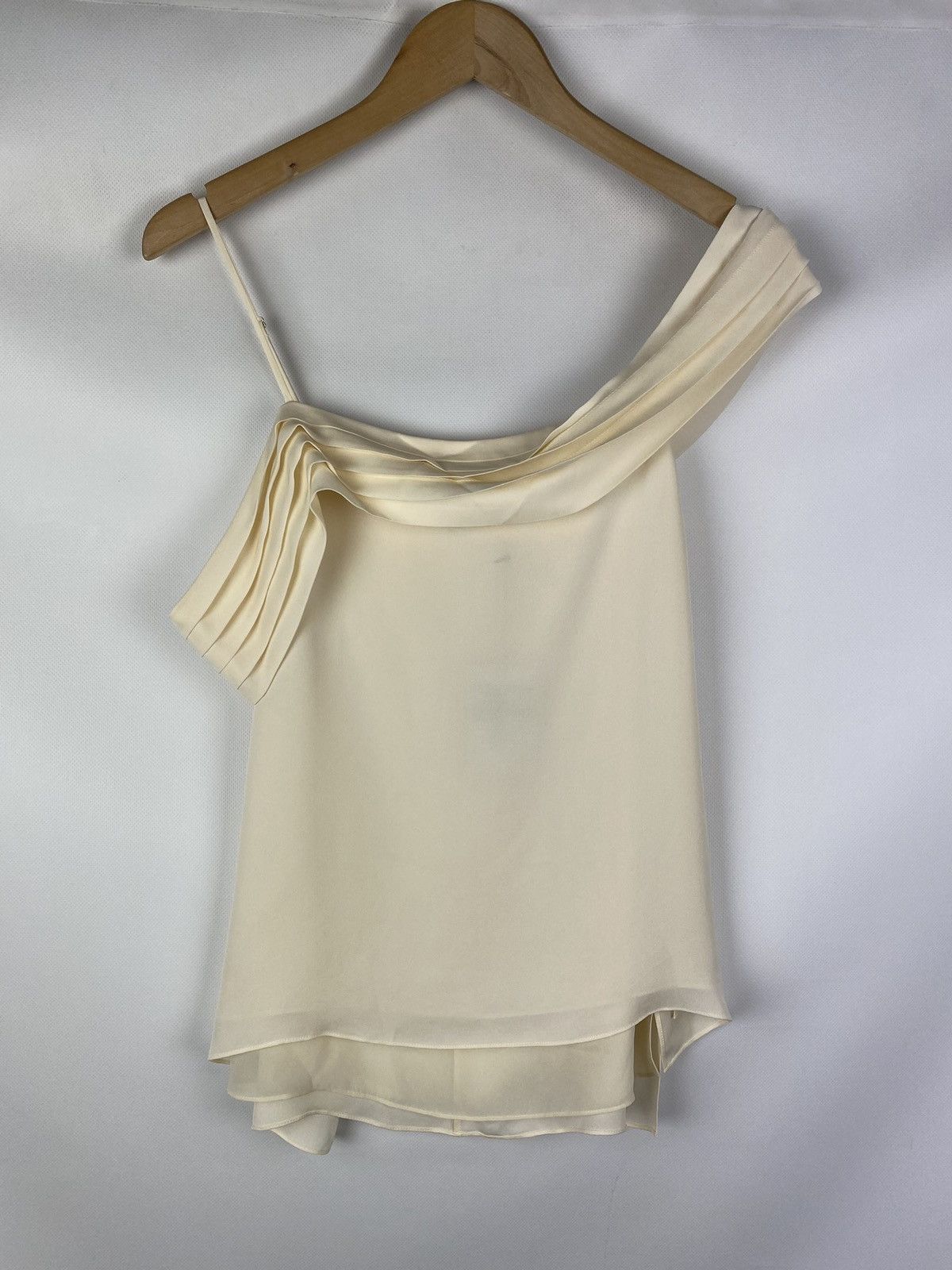 T by Alexander Wang BNWT! T Alexander Wang Pleated Shoulder silk top t shirt Size M / US 6-8 / IT 42-44 - 5 Thumbnail