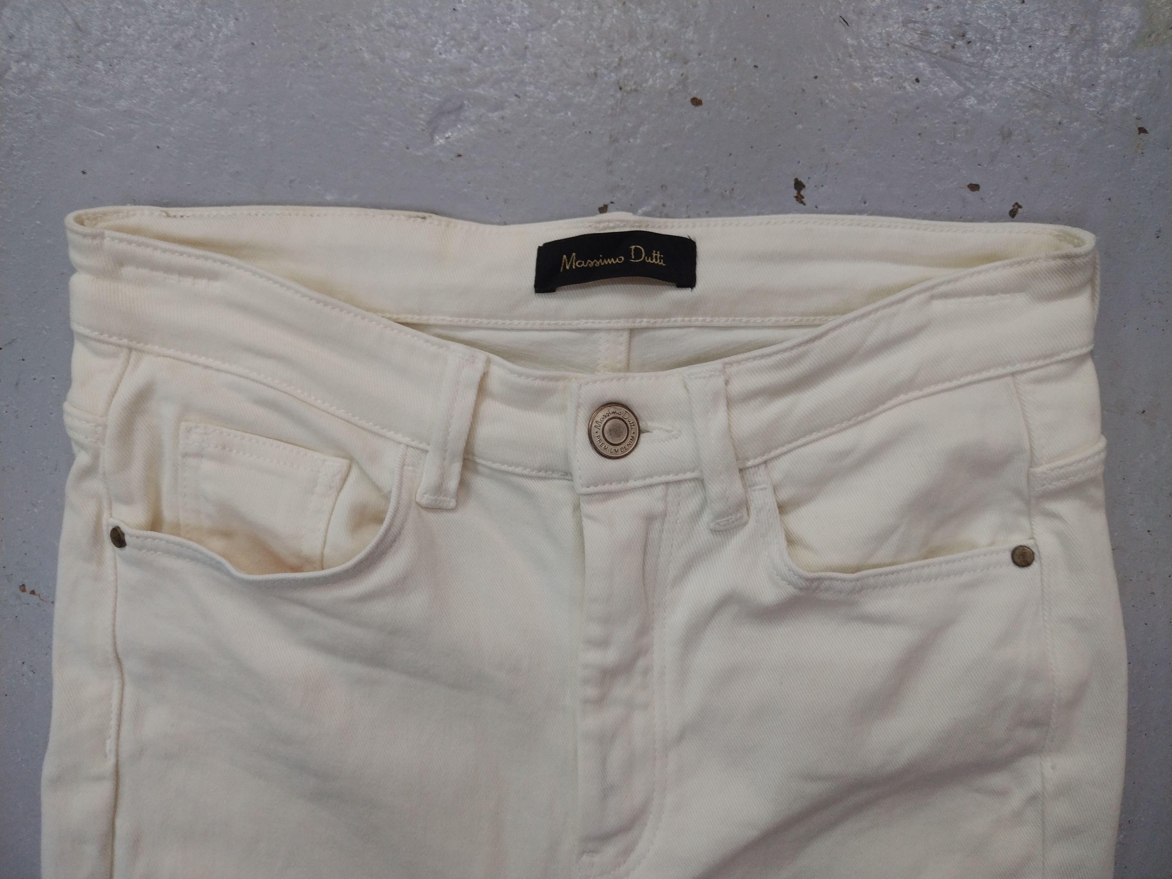 Massimo Dutti × Mossimo Flared boot cut mossimo dutti stretchable jeans denim Size 27" / US 4 / IT 40 - 9 Thumbnail