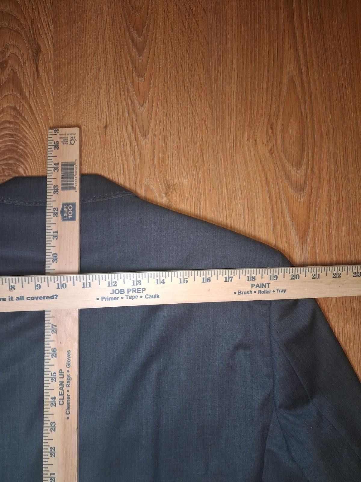 Joseph & Feiss Joseph & Feiss 2 Piece Suit Mens 44L 39x32 Gray 100% Wool Size 44L - 12 Thumbnail