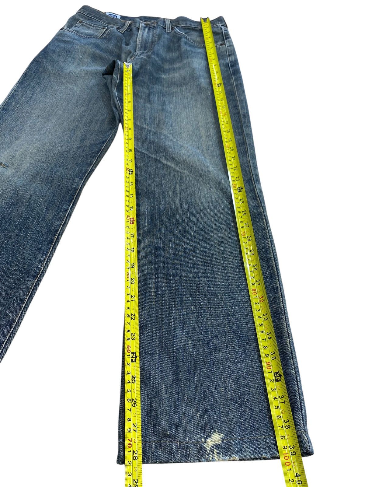 Edwin Edwin Brand Faded Wash Ripped Style Loose Jeans Size US 30 / EU 46 - 11 Thumbnail