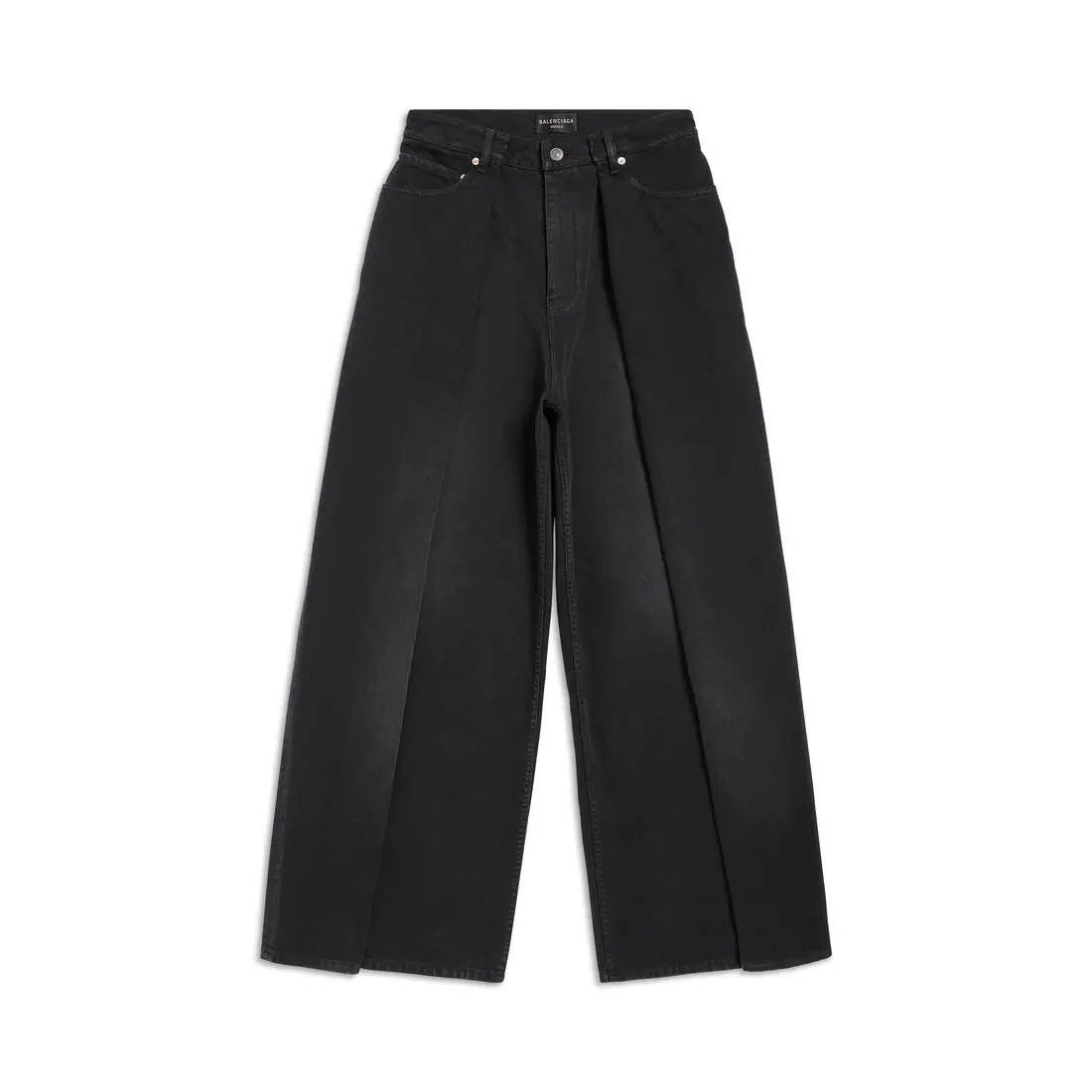 Balenciaga o1s1wg111224 Double Side Pants in Black Size US 34 / EU 50 - 1 Thumbnail