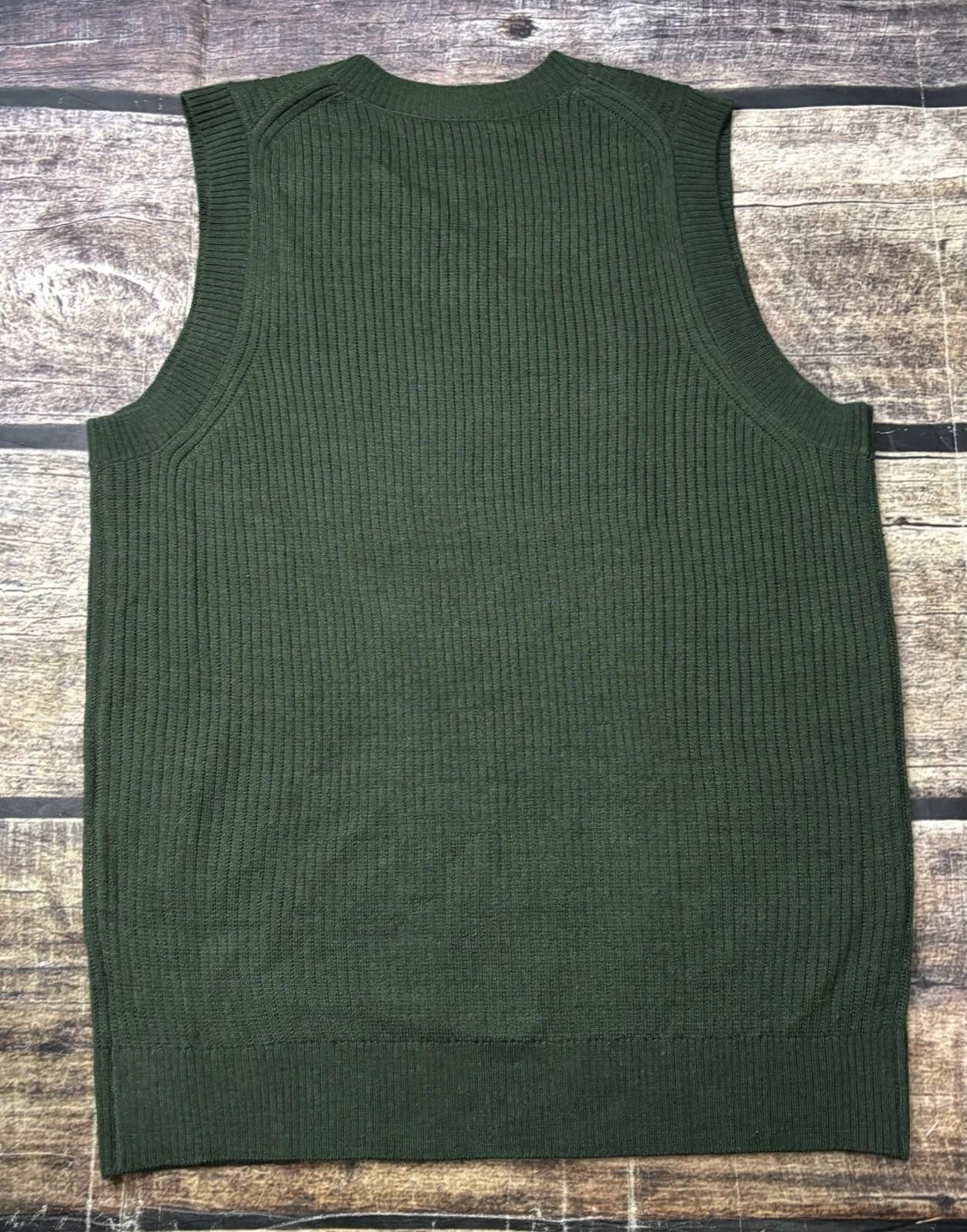 The Unbranded Brand Sweater Vest Womens Medium Merino Wool Blend V-Neck Pullover Size M / US 6-8 / IT 42-44 - 3 Thumbnail