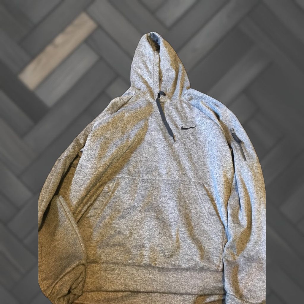 Nike Nike Men's Therma-Fit Training Pullover Hoodie - Hooded Sweatshirt, Gray, L Size US L / EU 52-54 / 3 - 1 Thumbnail