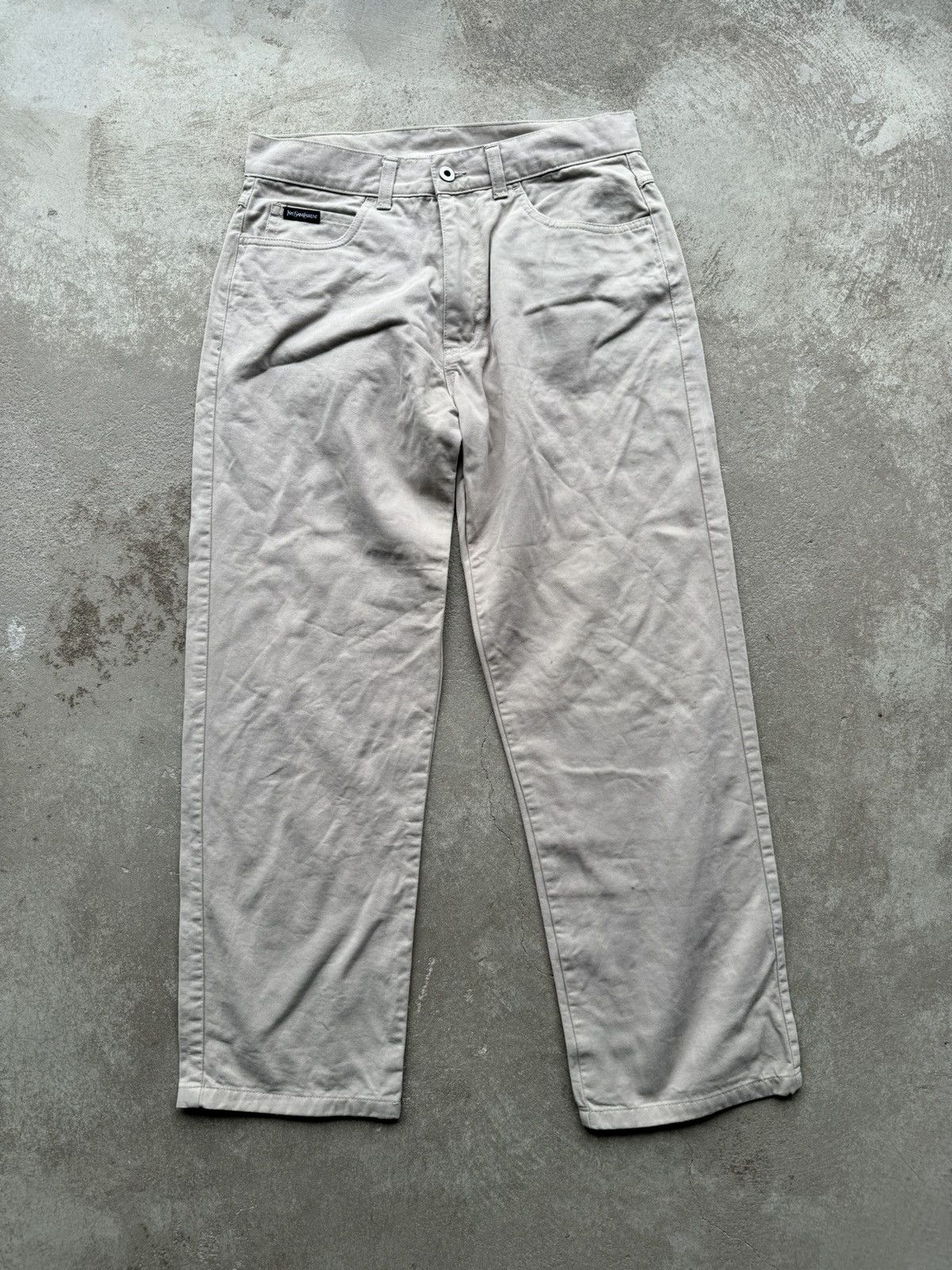 Vintage Vintage Yves Saint Laurent YSL Pant Luxury Hype Size US 32 / EU 48 - 2 Thumbnail