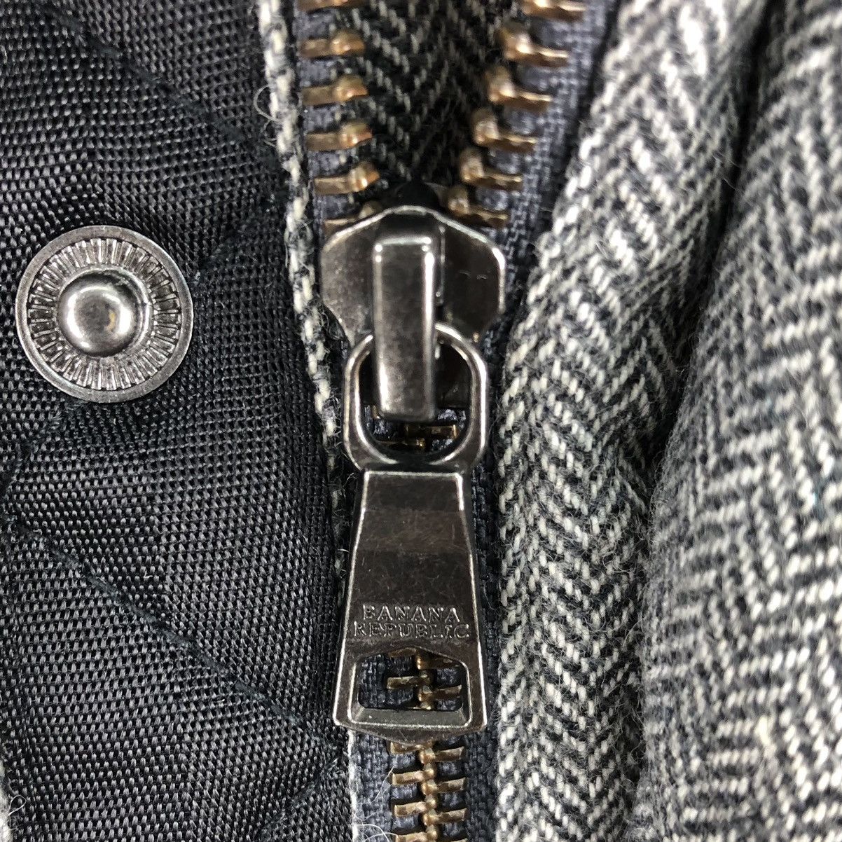 Banana Republic Banana Republic Harringbone Puffer Jacket Buckle Collar Size US S / EU 44-46 / 1 - 15 Thumbnail