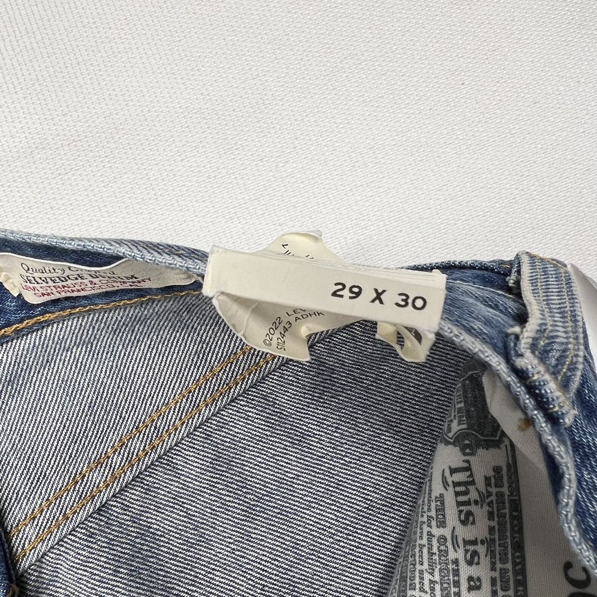 Levi's Made & Crafted NEW Levis 501 90s Jeans Blue Selvedge Denim Red Line Size 29" - 9 Thumbnail