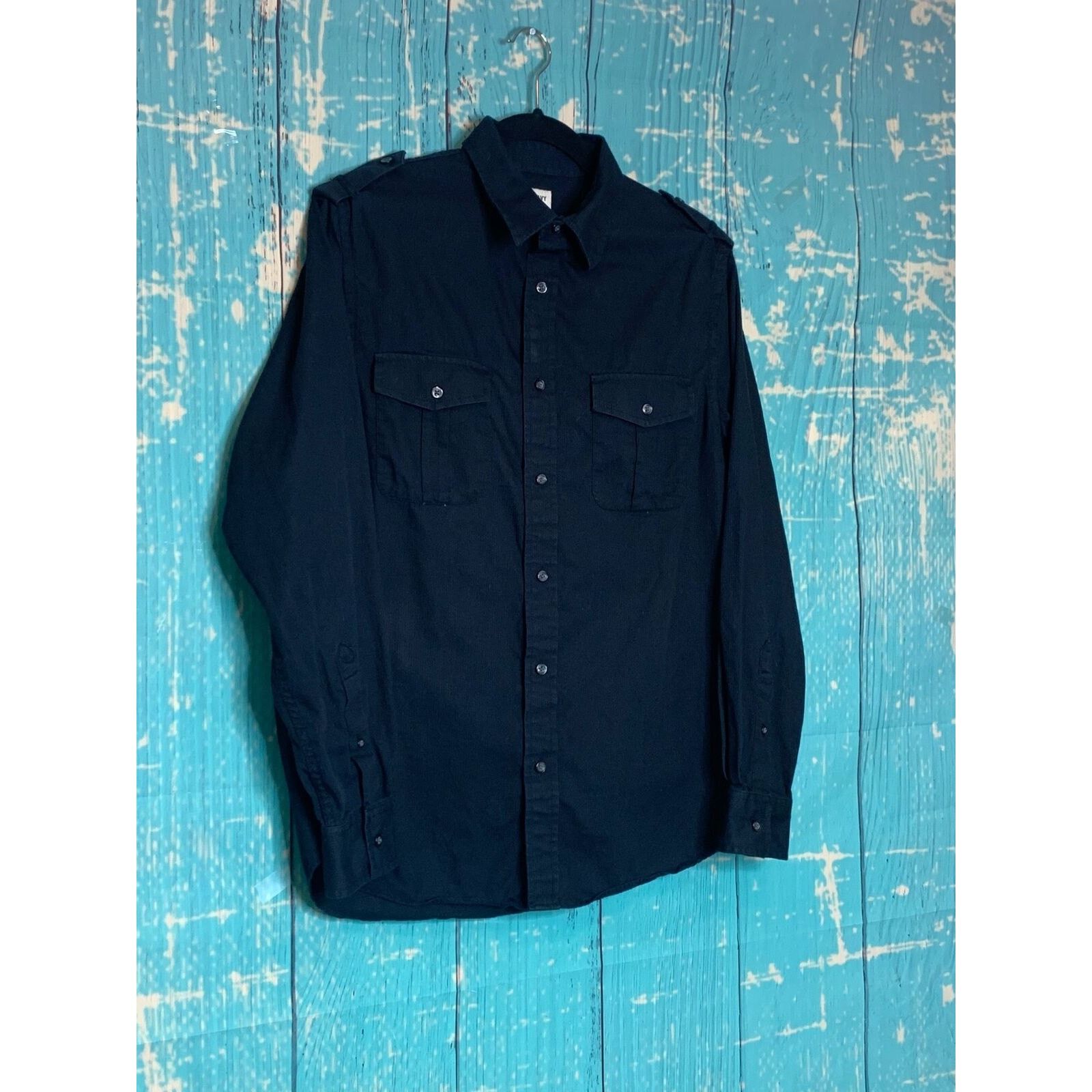 Old Navy Old Navy bkue casual button shirt size M Size US M / EU 48-50 / 2 - 6 Thumbnail
