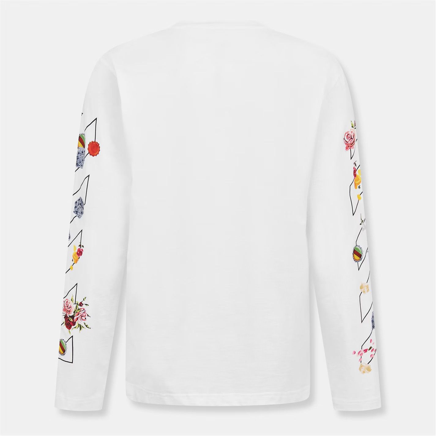 Off-White o1g2r1mq0226 Diag Skate T Long Sleeve T-Shirt In White Size US XXL / EU 58 / 5 - 2 Thumbnail