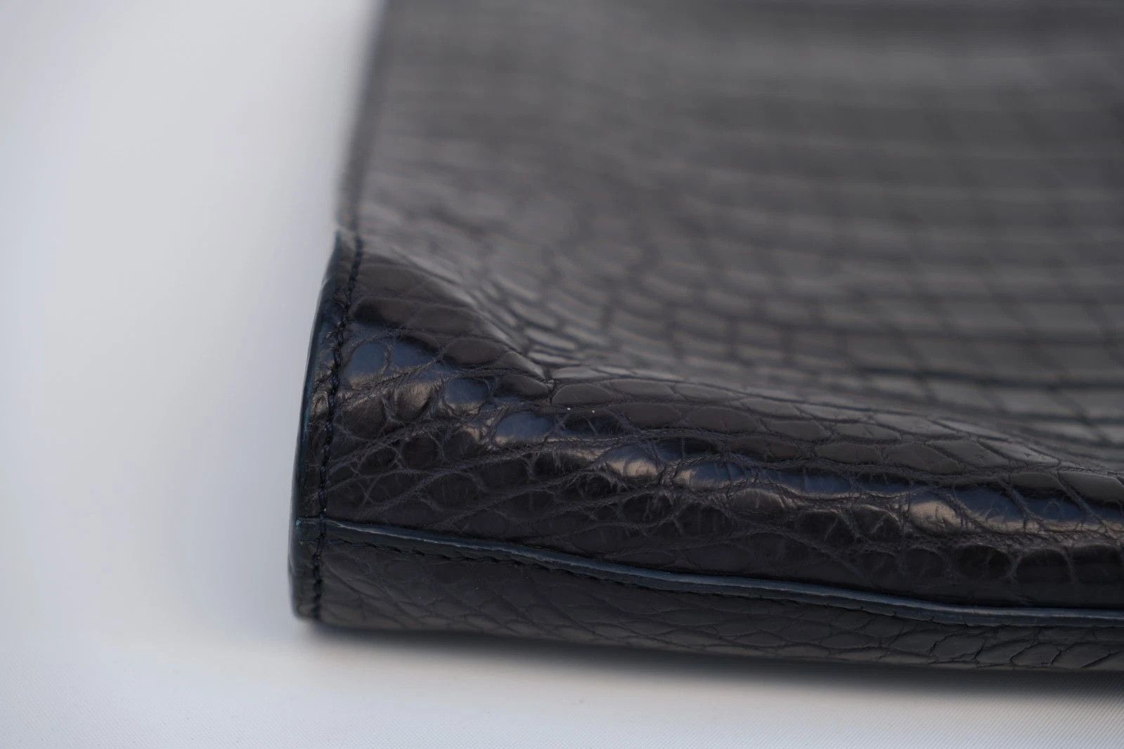 Alfred Dunhill Mint Alfred Dunhill Portfolio Organizer Laptop Sleeve Navy Size ONE SIZE - 3 Thumbnail