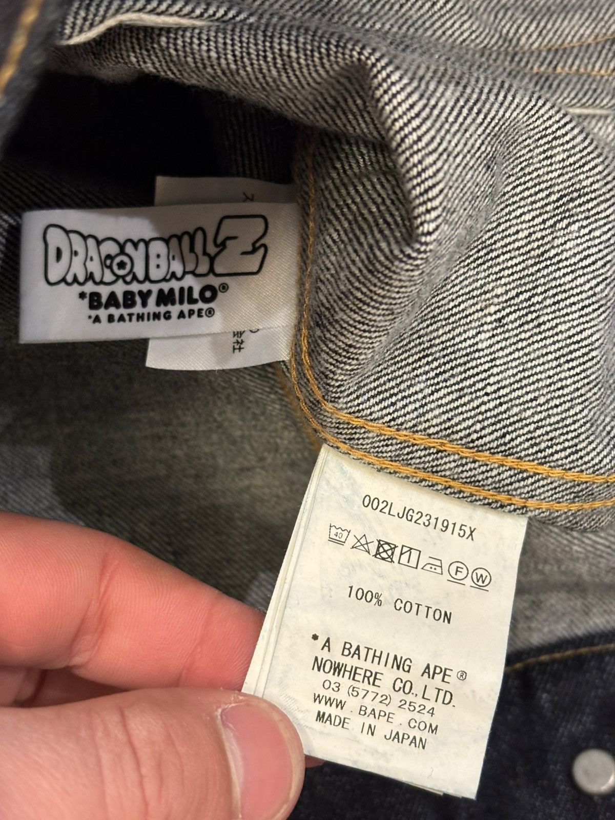 Bape Bape X Dragonball Z Denim Jacket Size US M / EU 48-50 / 2 - 4 Thumbnail