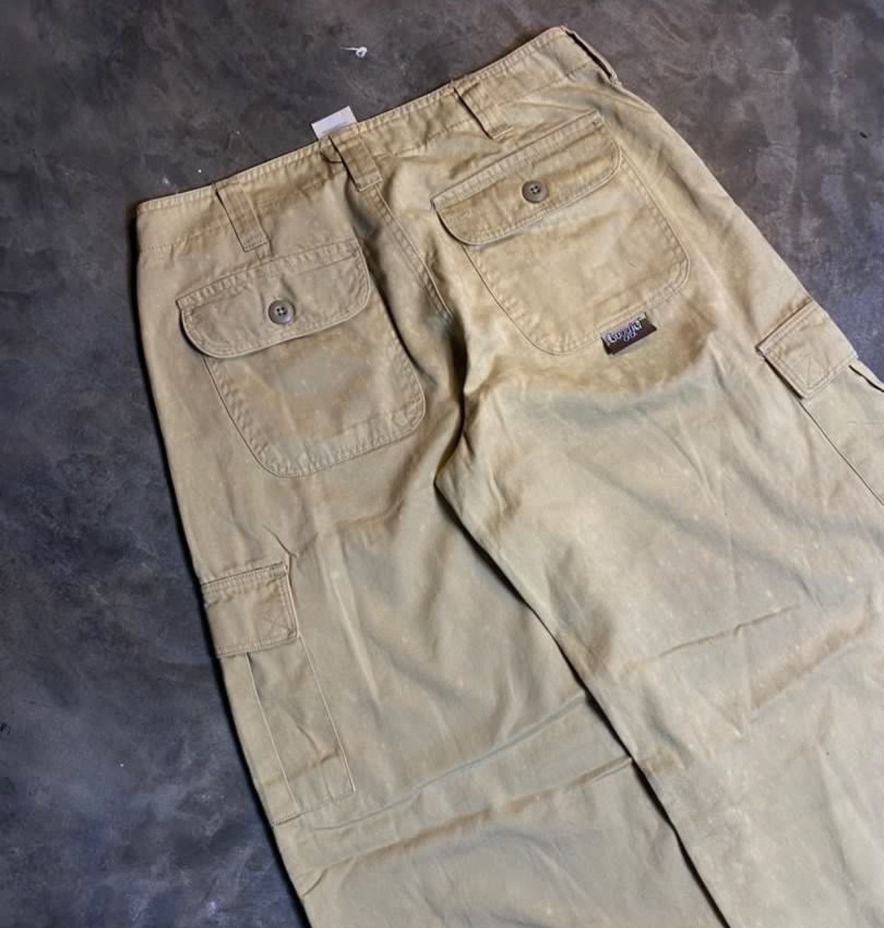 JNCO 🔥Vintage 90s🔥 Buggirls Cargo Super Baggy Wideleg Size 31" - 4 Thumbnail