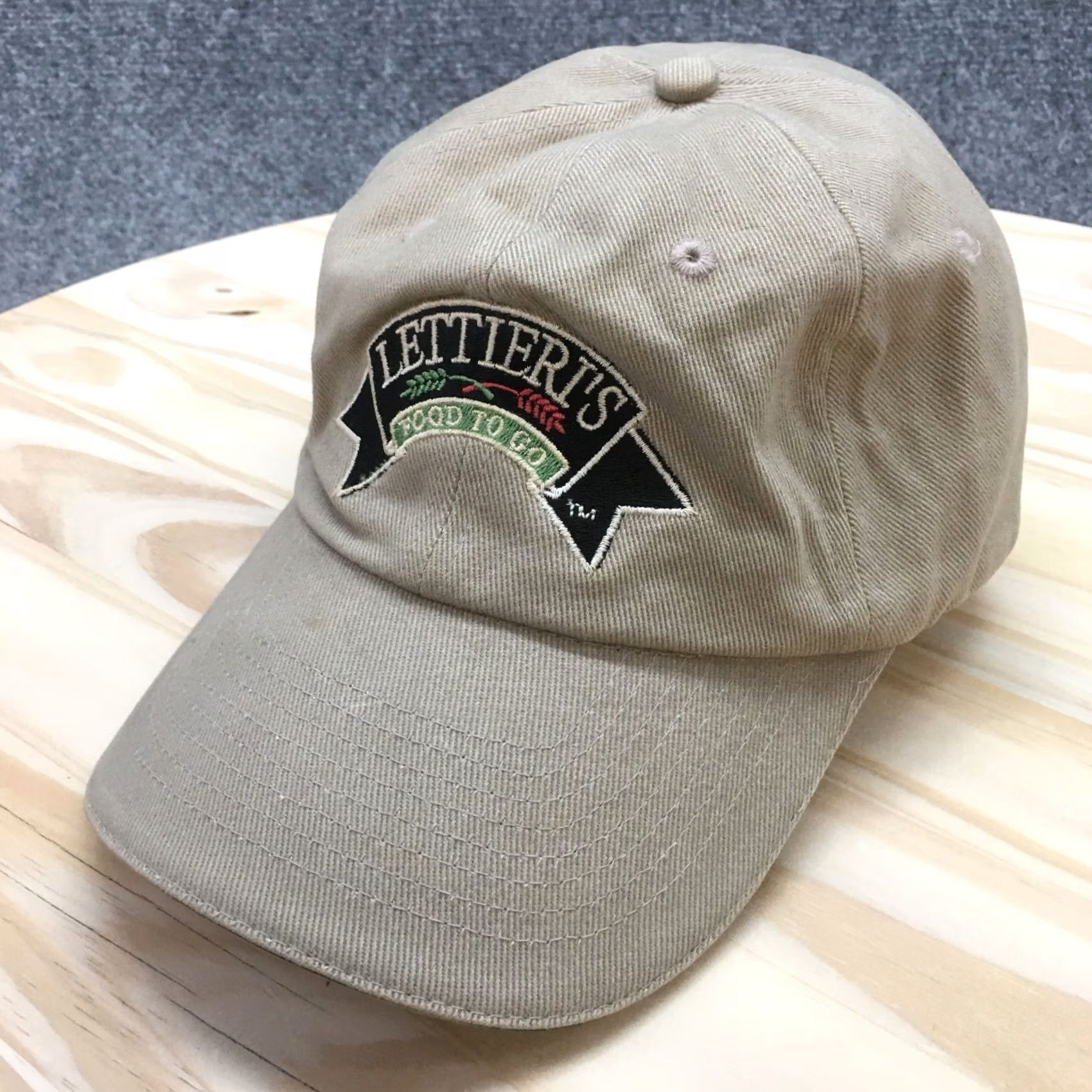 Logo 7 Toppers Baseball Hat Mens Brown One Size Adjustable Embroidered Logo Hat Size ONE SIZE - 2 Thumbnail