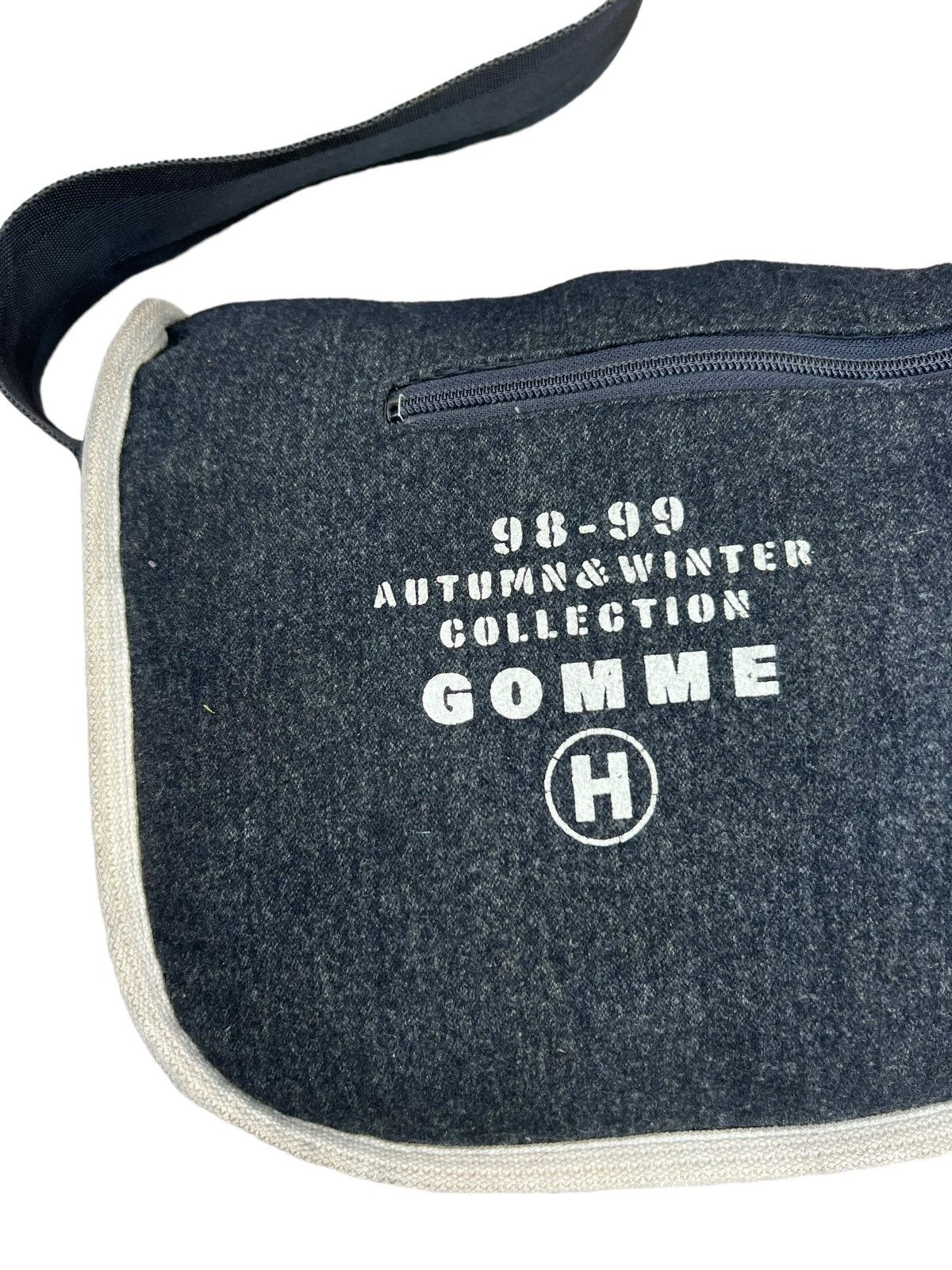 gomme Vintage AW 98-99 Gomme Homme Wool Unique Shape Bag Size ONE SIZE - 10 Thumbnail
