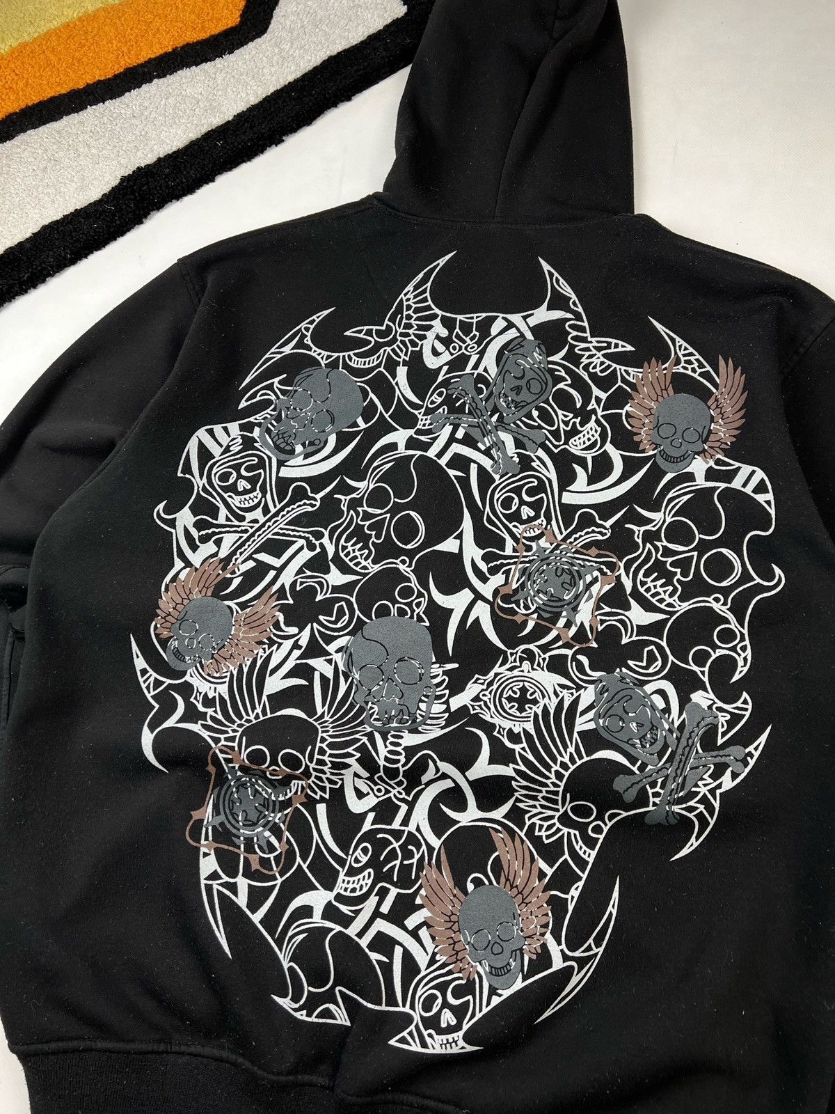 JNCO × Southpole × Vintage Request JNCO-Style Skull Tribal Print Hoodie - Y2K Size US XL / EU 56 / 4 - 6 Thumbnail