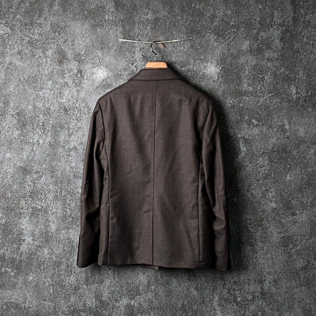 Salvatore Ferragamo Salvatore Ferragamo camel two-tone wool blazer Size 50L - 2 Thumbnail
