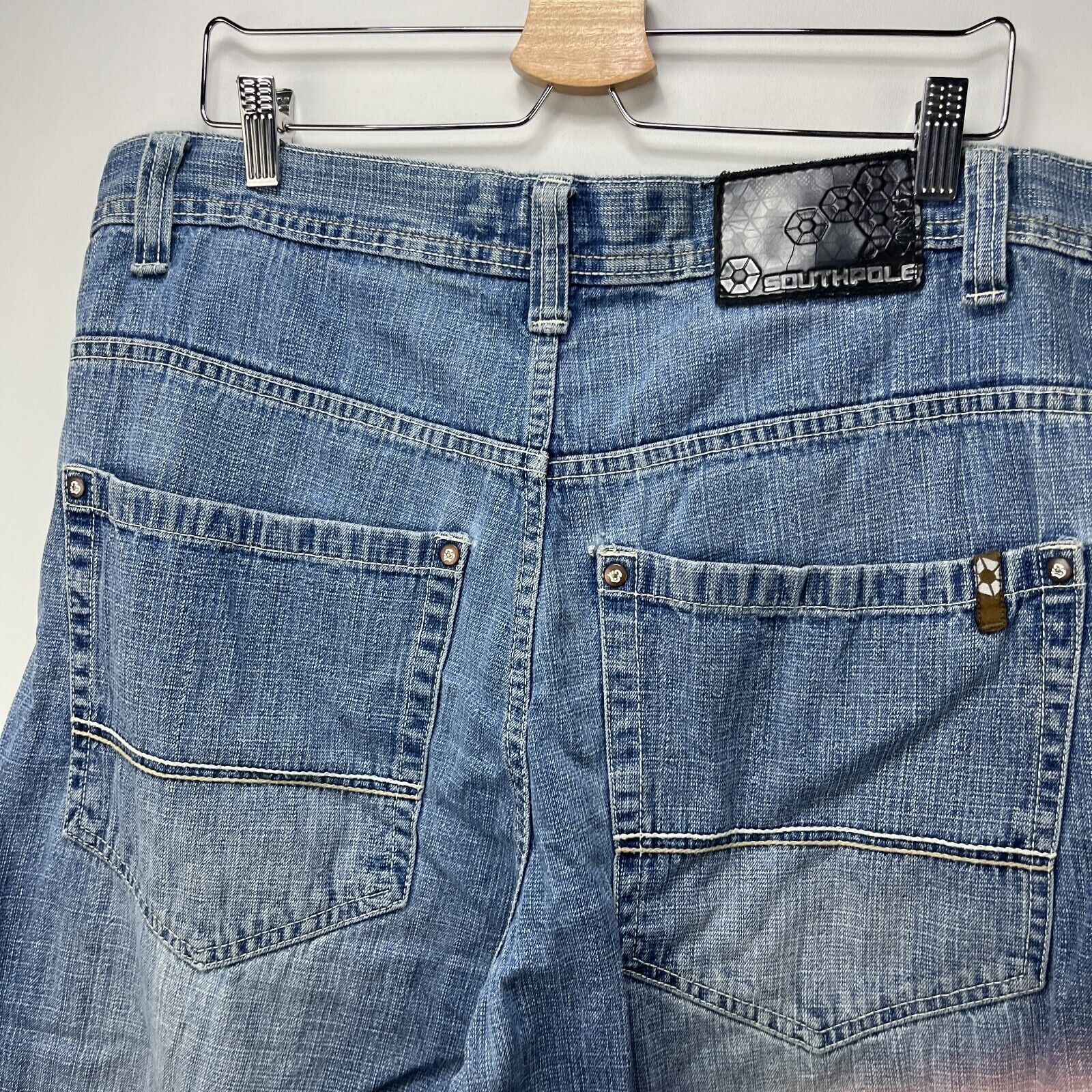 Rocawear × Vintage Vintage Y2K South Pole Baggy Streetwear Pants Size 38 Skater Size US 38 / EU 54 - 6 Thumbnail