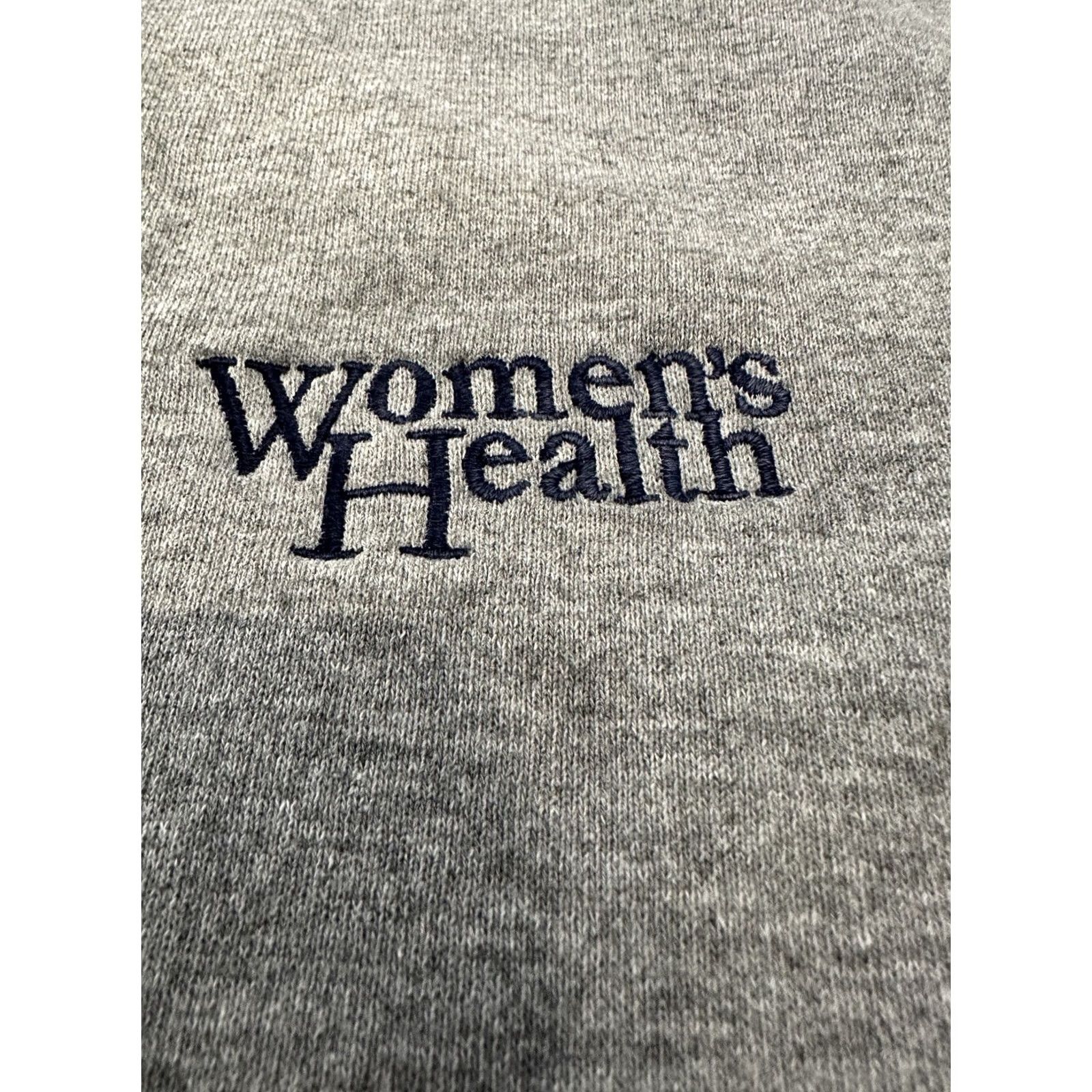 Vintage VINTAGE Sweatshirt XL Gray Crewneck Embroidered Men’s Health Size XL / US 12-14 / IT 48-50 - 2 Thumbnail
