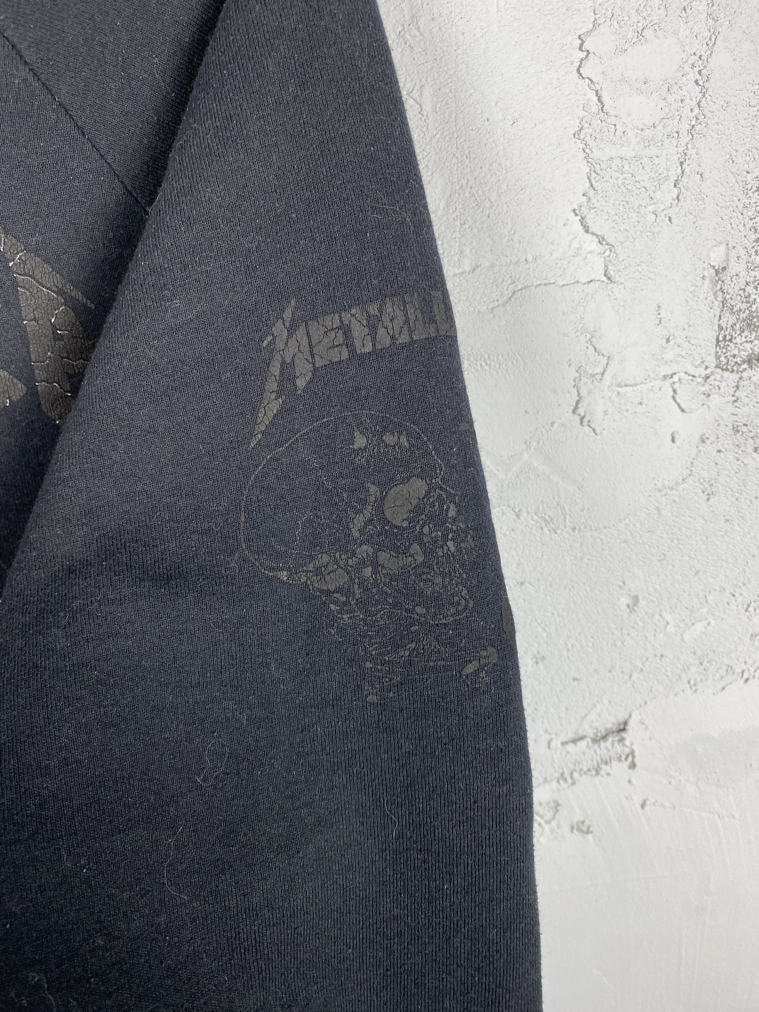 Metallica × Vintage Vintage 1991 Rare Metallica Black Album Sweatshirt Size US XL / EU 56 / 4 - 5 Thumbnail