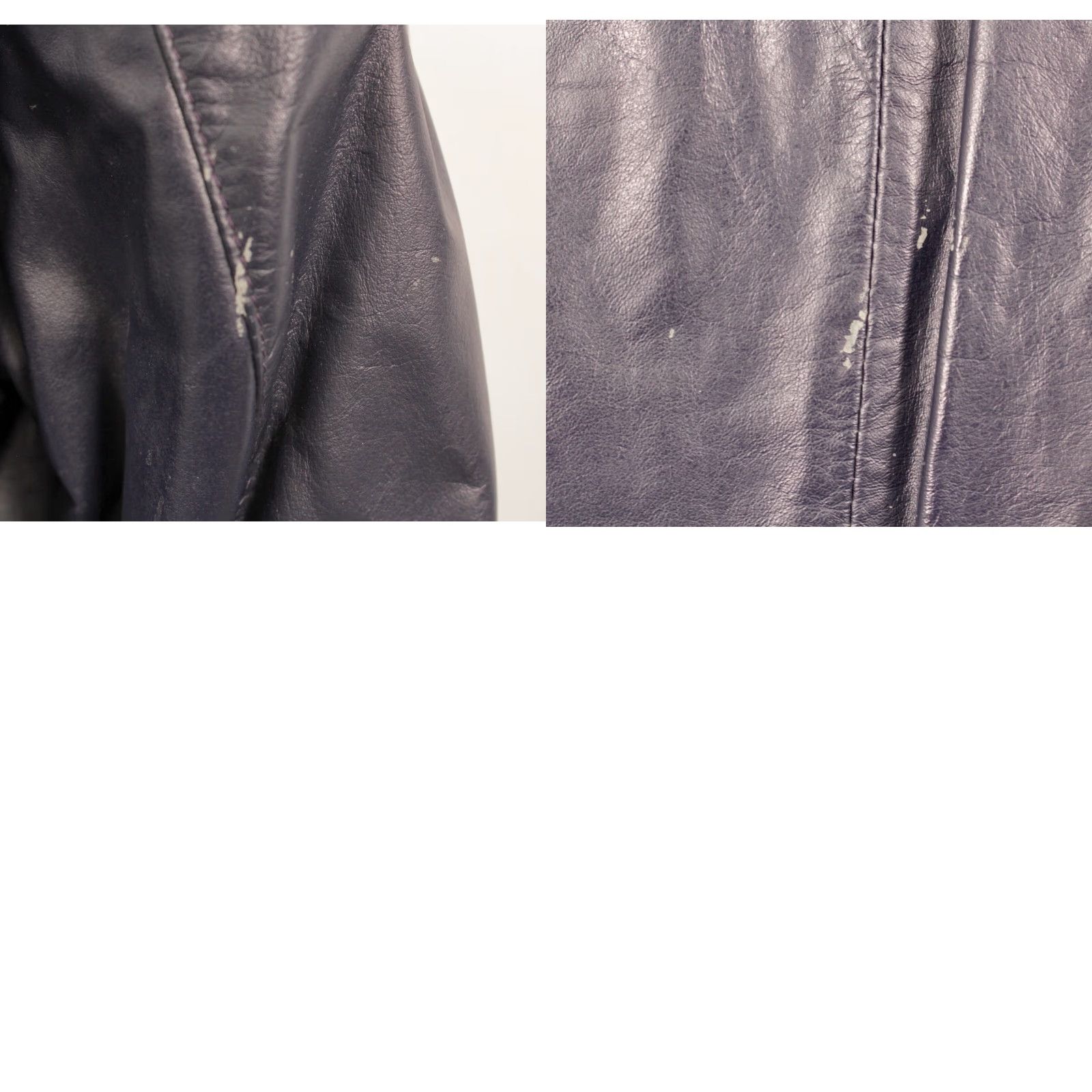 Vintage VINTAGE Men's VTG 70s 80s Navy Blue Leather Jacket / Blazer Sz M 40 Long 1970s 1980s The leather shop Leather Jacket Blazer Mens Blue 40 Long 70s 80s Size US XXS / EU 40 - 9 Thumbnail