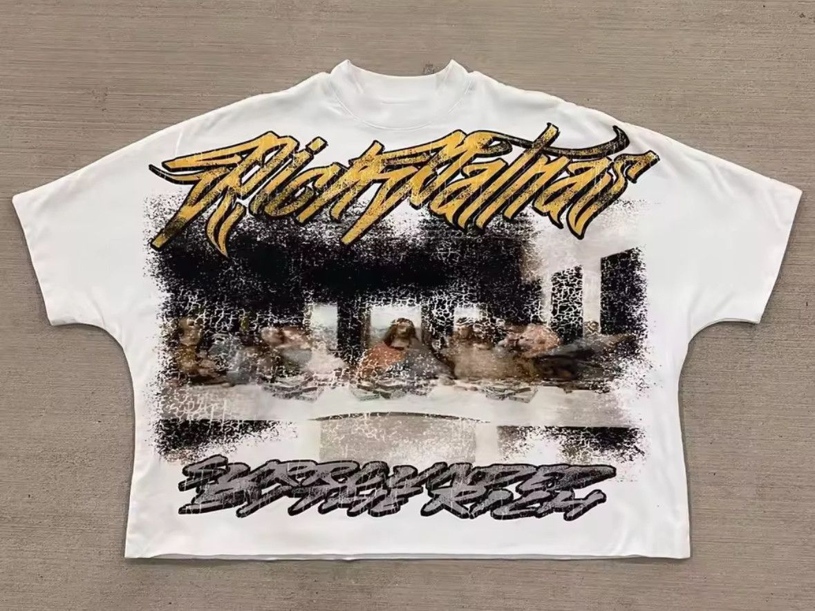 Other Y2K Streetwear Goth T-Shirt Punk Retro Classic Graphic Tees Size US XL / EU 56 / 4 - 1 Thumbnail