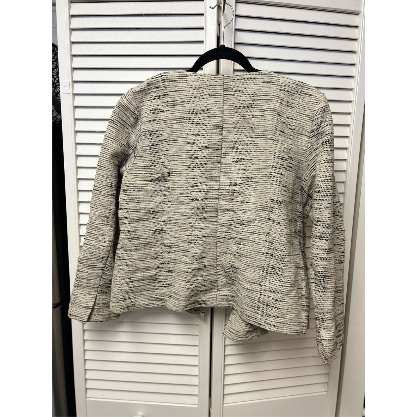 Eileen Fisher Eileen Fisher Cotton Natural Cropped Jacket, Sz Medium, $248 Size M / US 6-8 / IT 42-44 - 10 Thumbnail