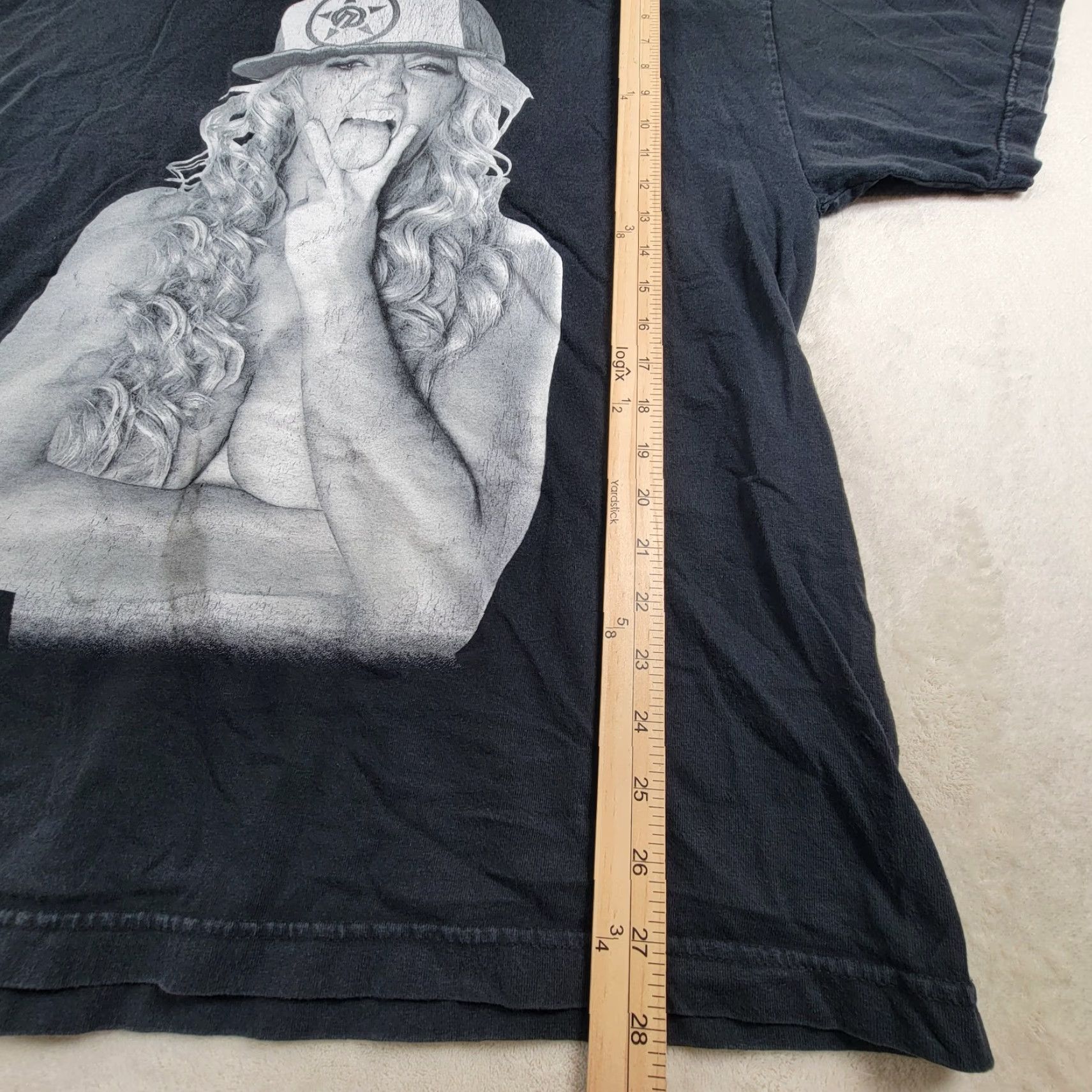 Vintage VINTAGE Retro Y2K Unit Graphic T Shirt Black 2XL Men Regular Cotton Grunge Street Wear Size US XXL / EU 58 / 5 - 5 Thumbnail