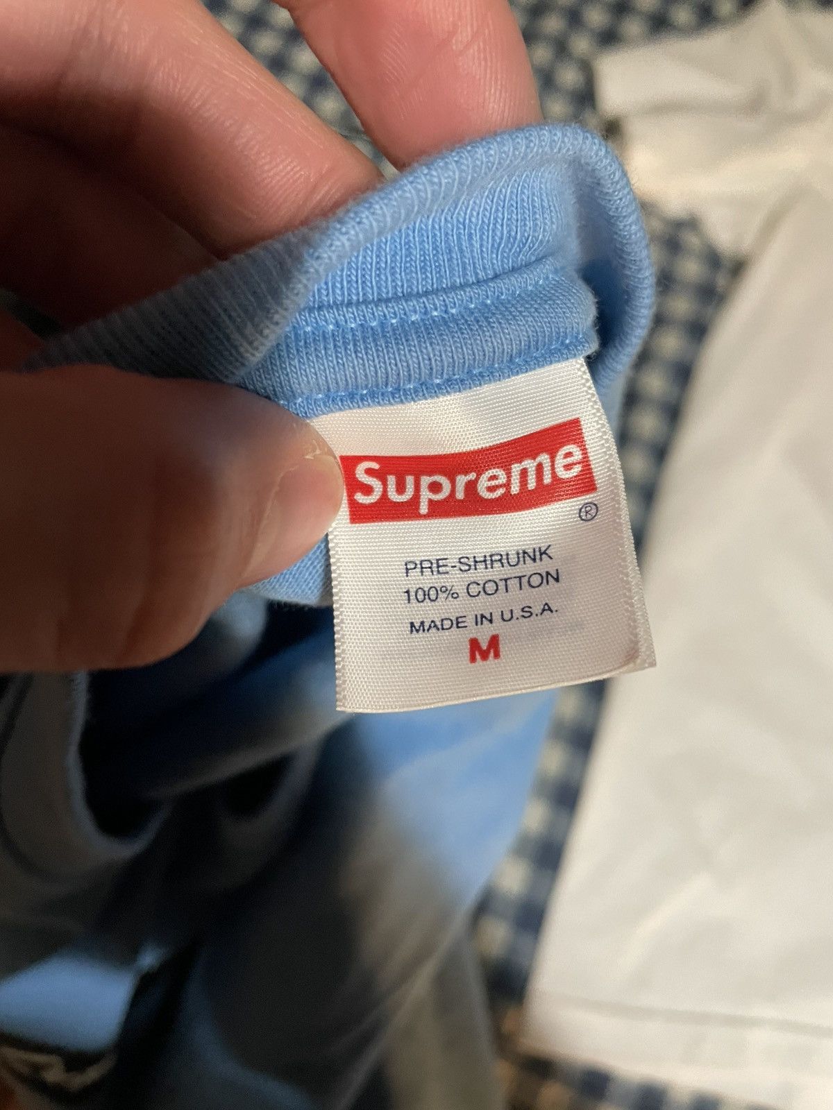 Supreme Supreme x Futura Box Logo Tee Blue Size Medium Size US M / EU 48-50 / 2 - 4 Thumbnail