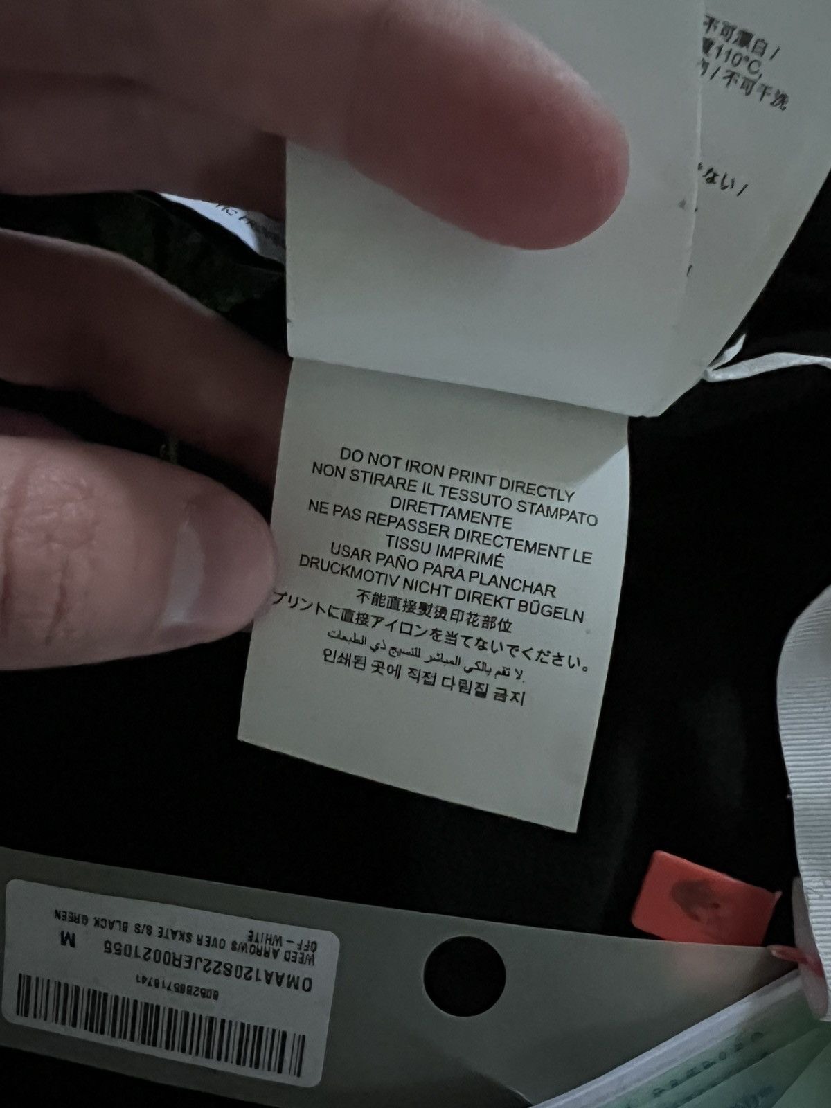 Off-White New Off-White Weed Arrows Over Skate Short-Sleeve Tee Size US M / EU 48-50 / 2 - 11 Thumbnail