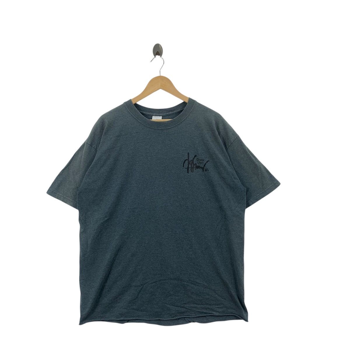 Vintage Vintage DRAW UP SIGNATURE Artist Painting Tee Shirt Top Size US XL / EU 56 / 4 - 4 Thumbnail