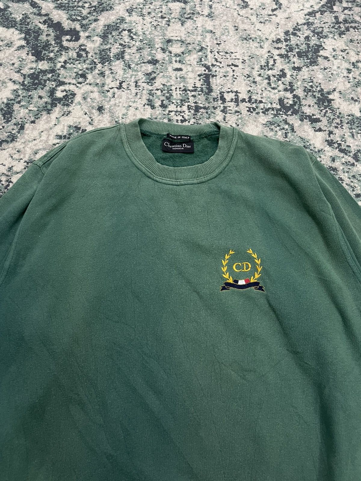 Christian Dior Monsieur × Vintage Vintage Christian Dior CD Spellout Sweatshirt Size US L / EU 52-54 / 3 - 3 Thumbnail